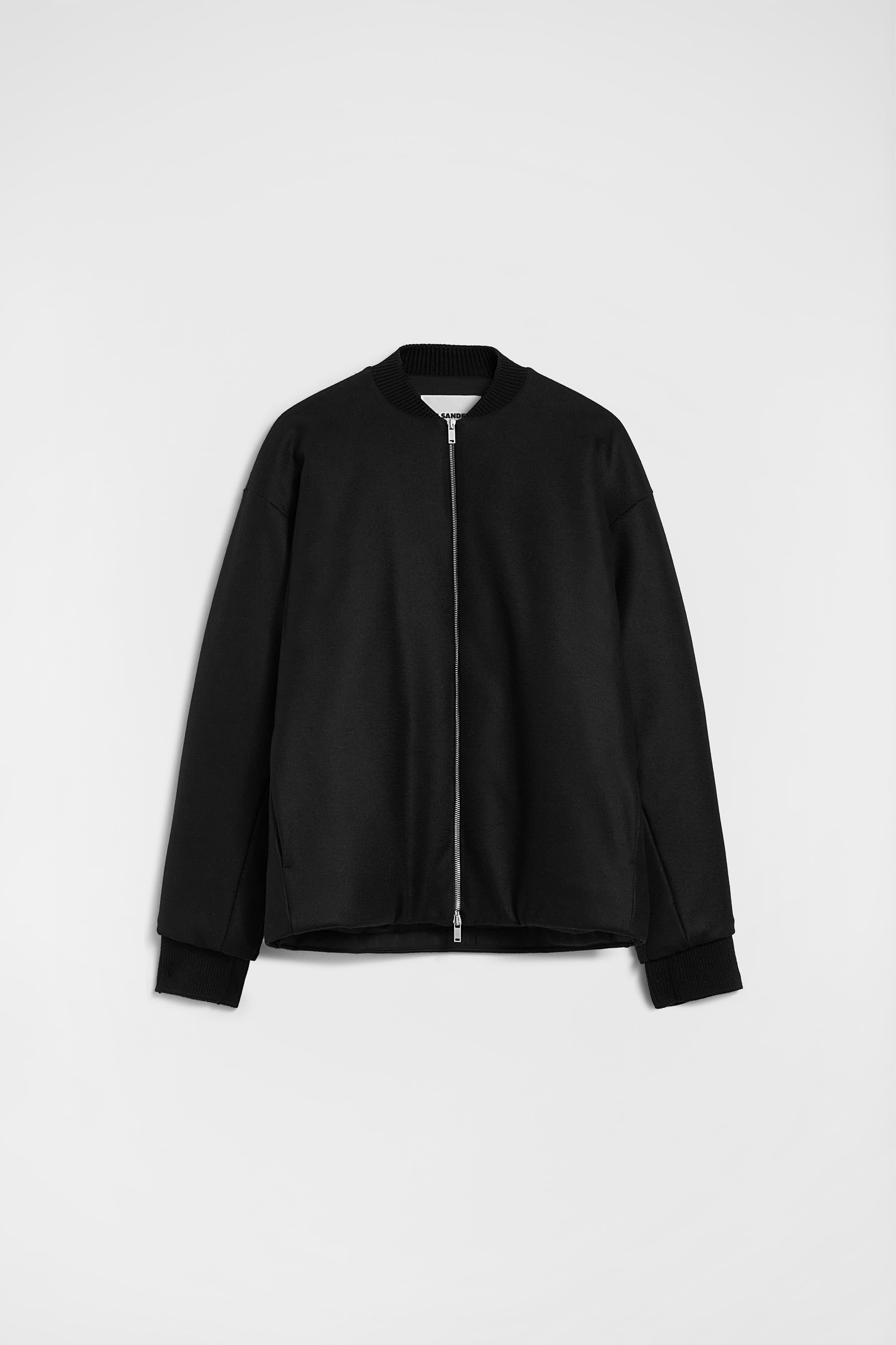 Wool Melton Padded Bomber Jacket Man | Jil Sander Official Online Wool Melton Padded Bomber Jacket Man | Jil Sander Official Online