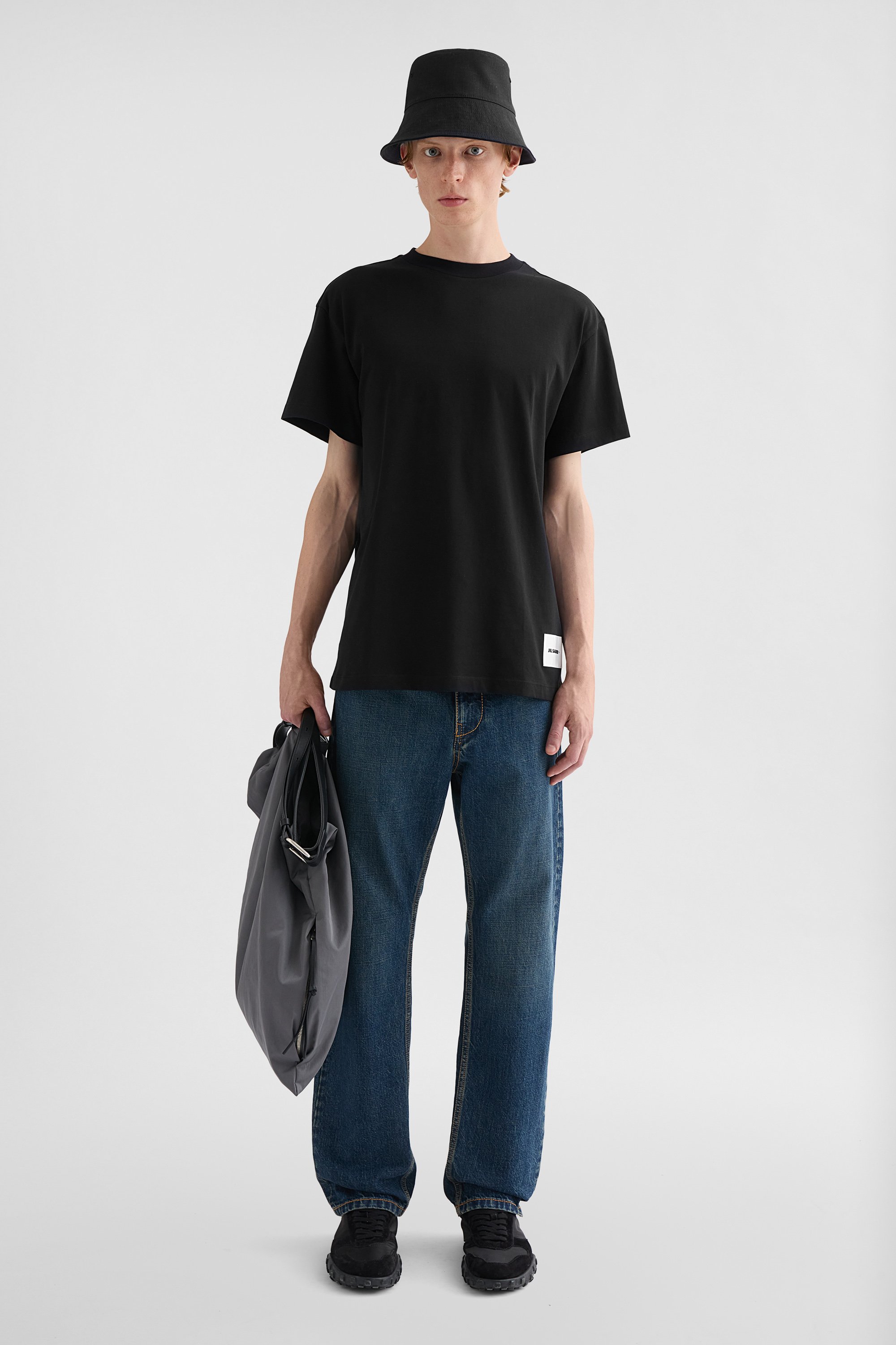 JIL SANDER ロゴラベル Tシャツ 3PACK 3-Pack Short-Sleeved T-Shirt Set Woman | Jil Sander Official