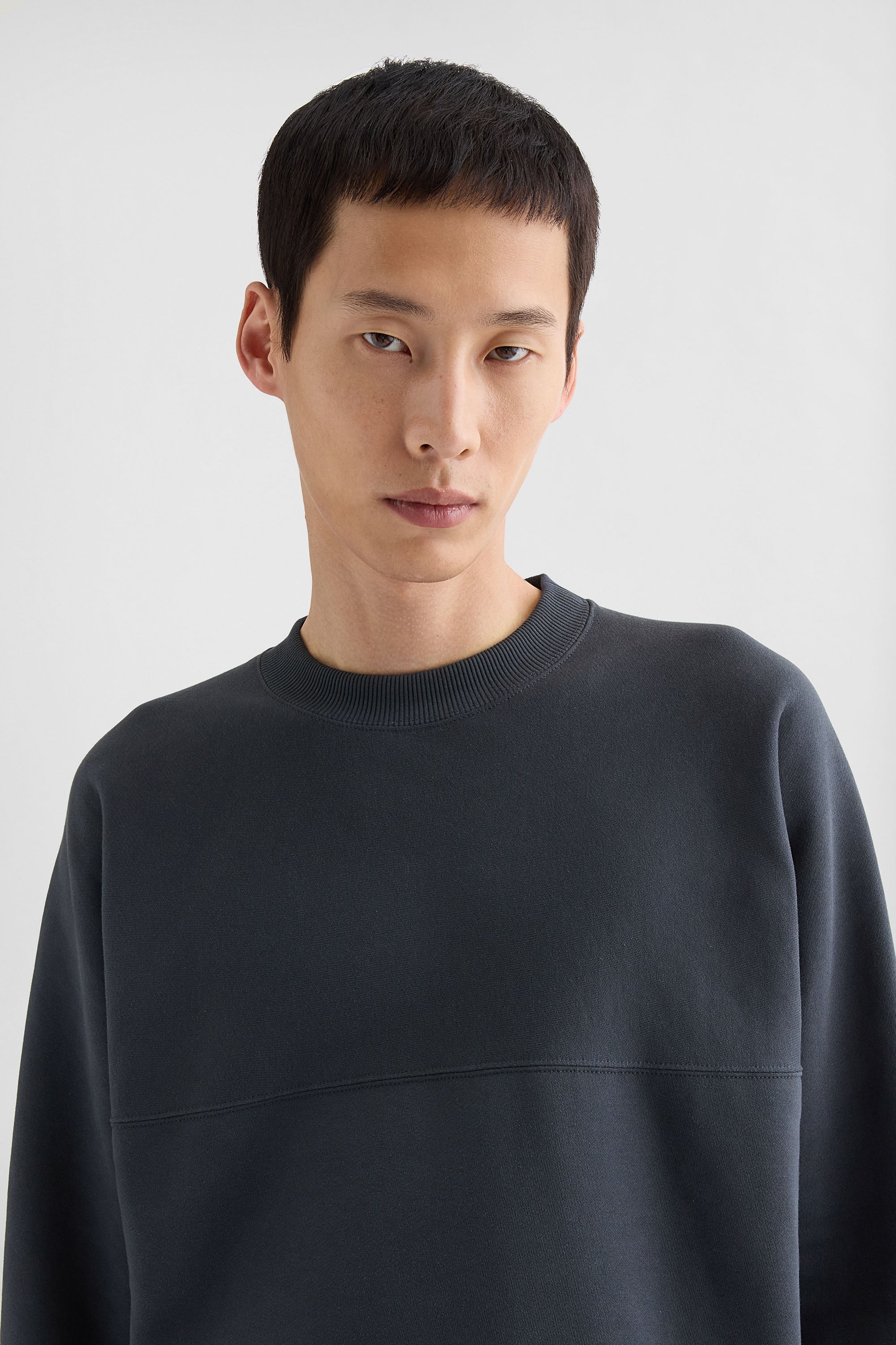 テリーコットン クルーネック スウェットシャツ メンズ | Jil Sander