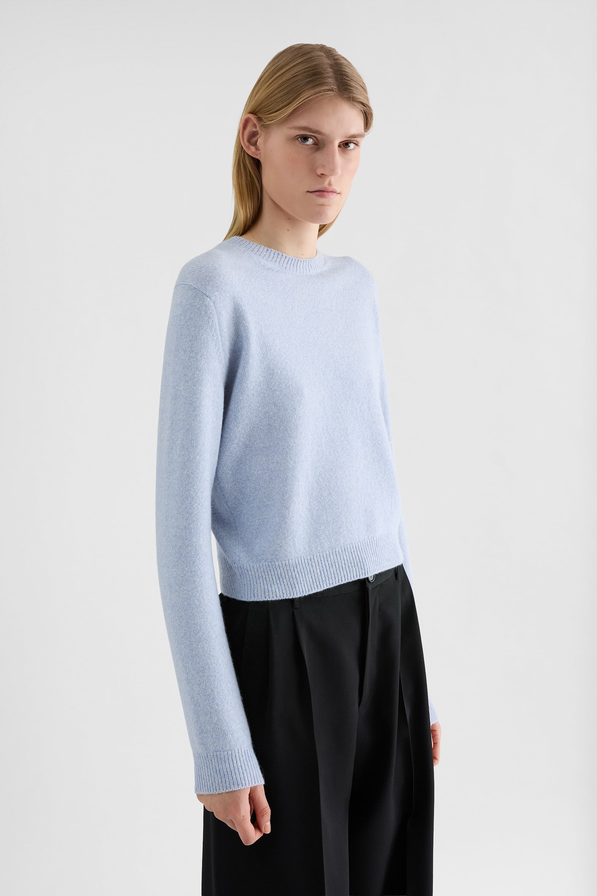 カシミヤ ブレンド クルーネックセーター ウィメンズ | Jil Sander