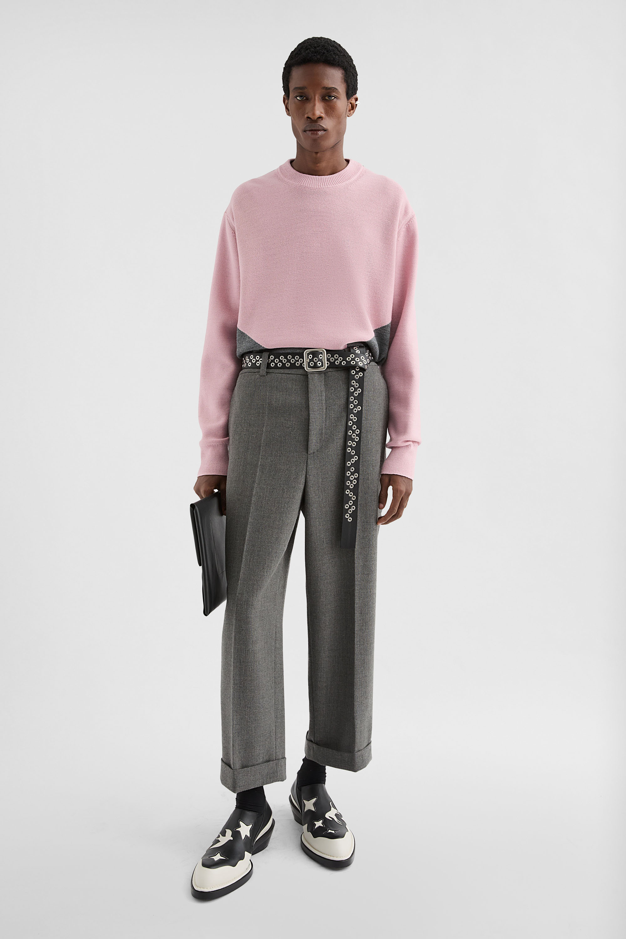 Wool Crew-Neck Sweater - Sweaters - Image 1