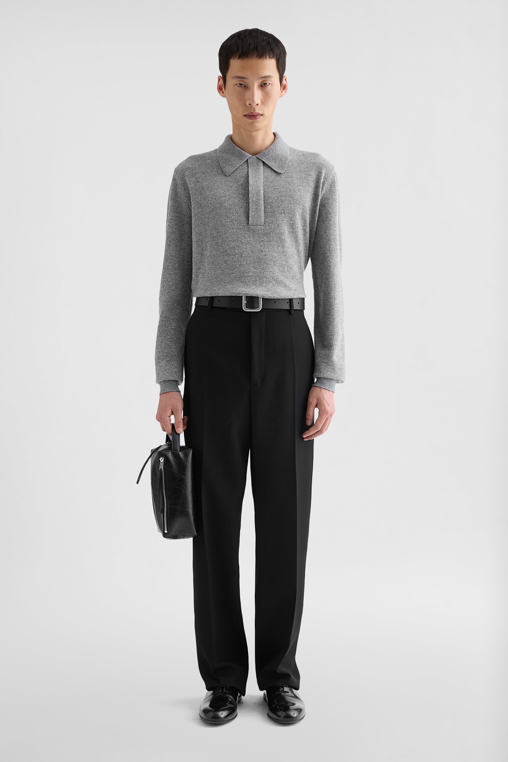 ライトウール ポロセーター メンズ | Jil Sander 公式オンラインストア