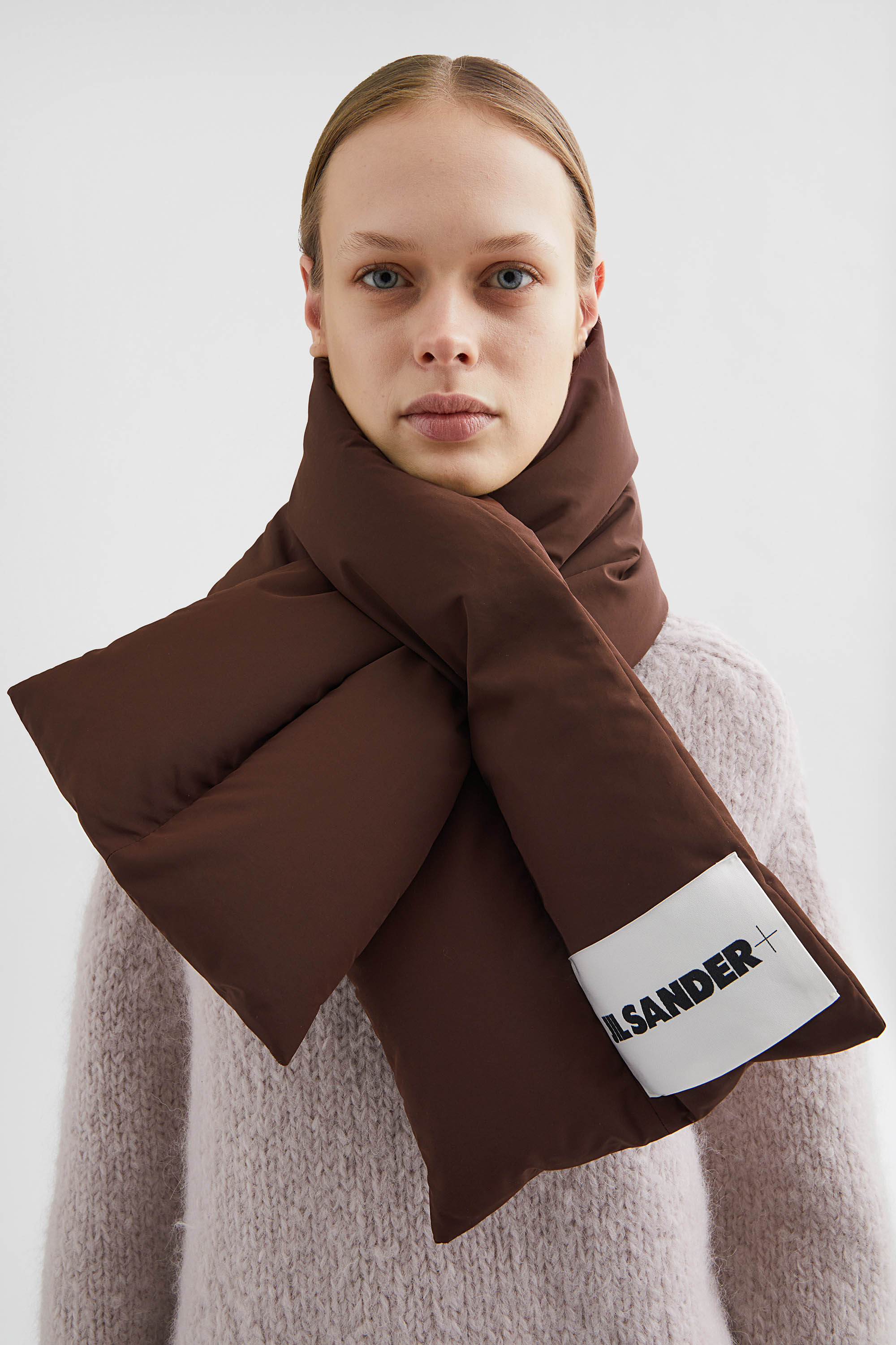 限定値下げJIL SANDER ＋ WORM FILL DOWN SCARF 限定値下げJIL SANDER ＋ WORM FILL DOWN SCARF