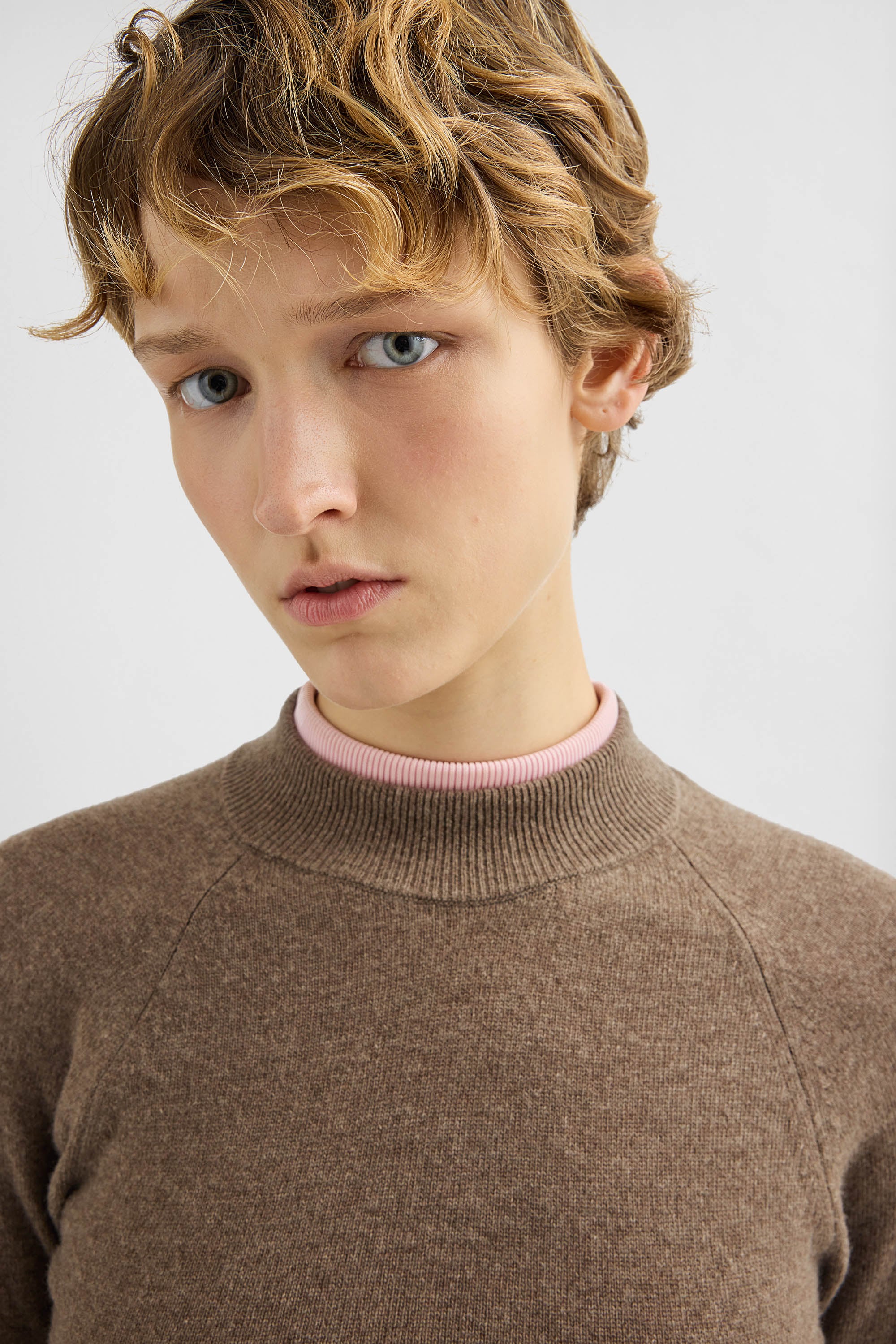 Wool Blend Cropped Sweater Woman | Jil Sander Official Online Store