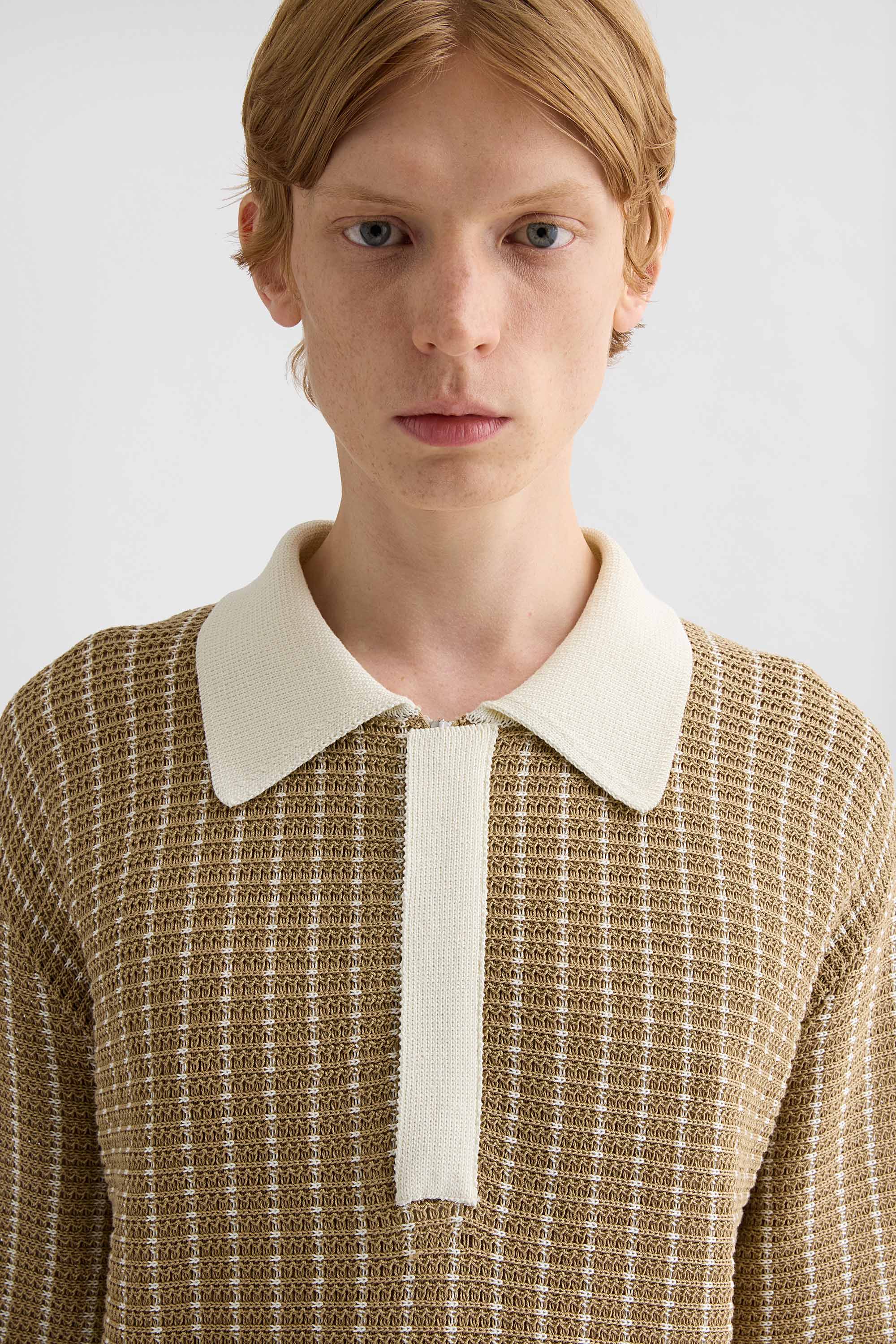 コットン ニットポロ Tシャツ メンズ | Jil Sander 公式オンラインストア