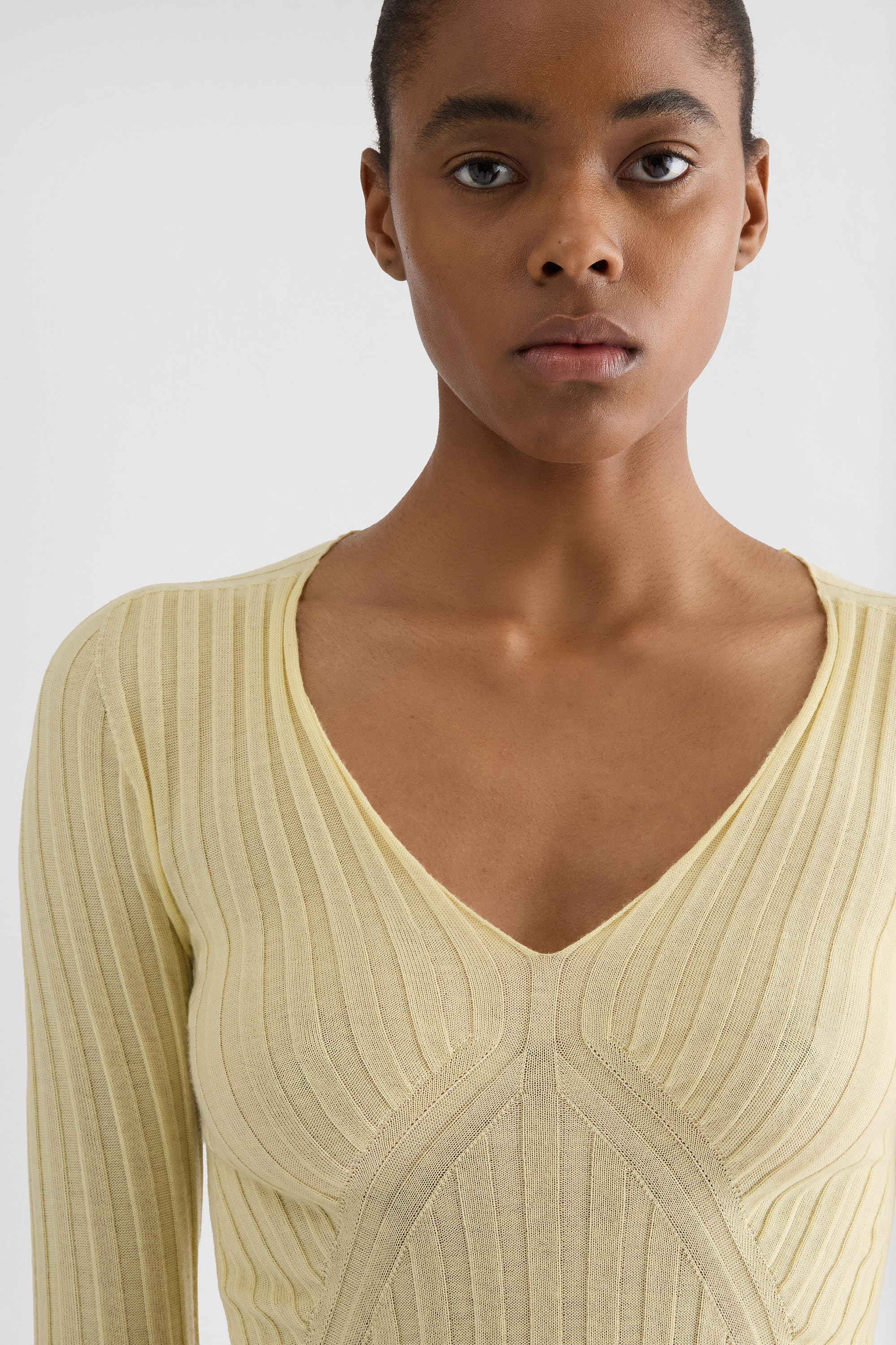 Cashmere Blend V-Neck Sweater Woman | Jil Sander Official Online Store