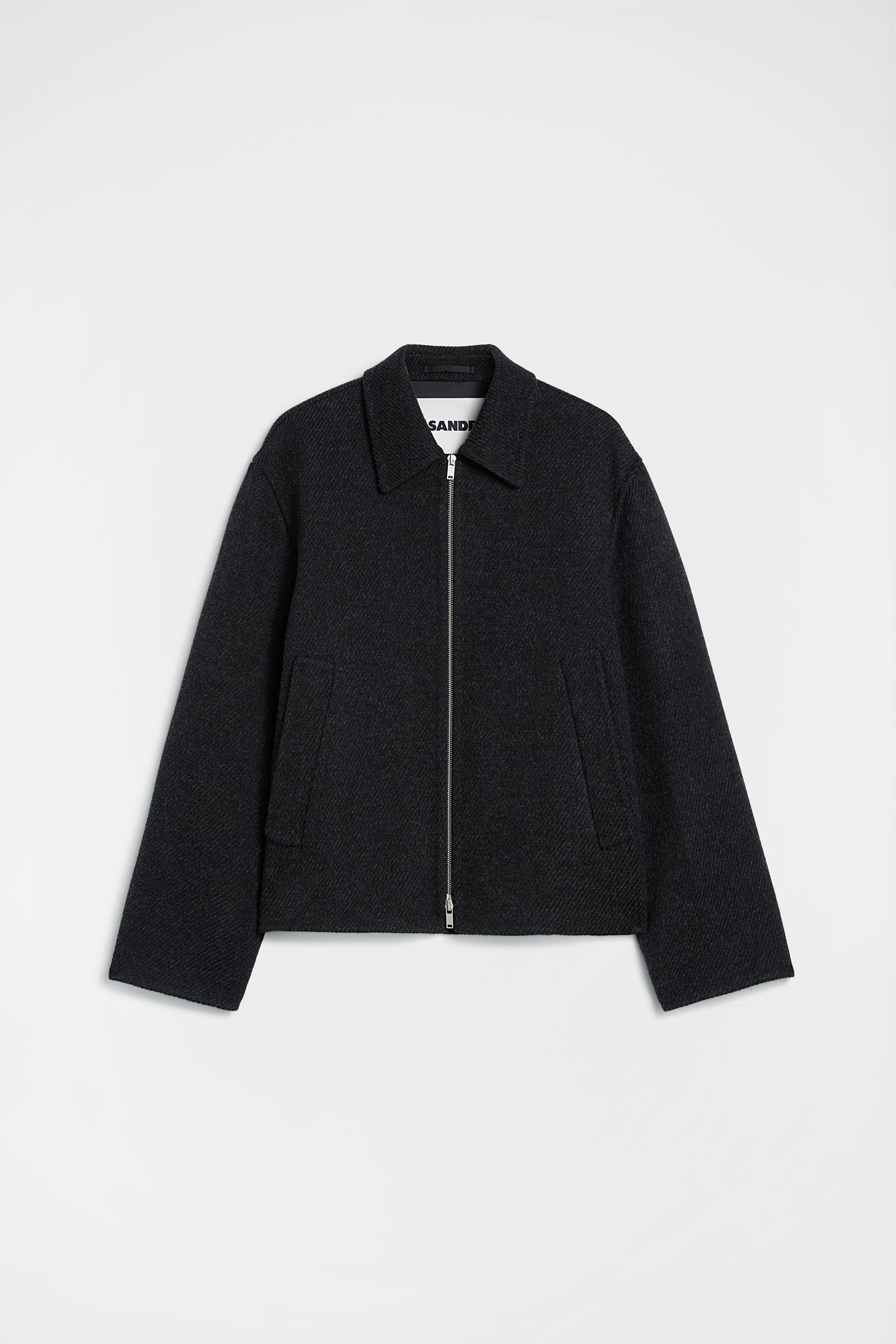 Lightweight Textured Wool Blouson Man | Jil Sander Official Online Lightweight Textured Wool Blouson Man | Jil Sander Official Online