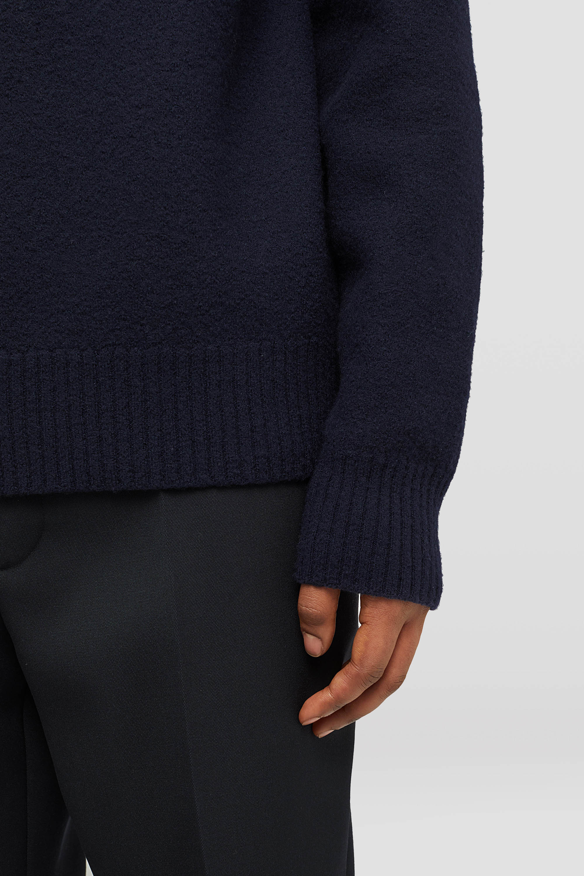 Lightweight Wool High-Neck Sweater