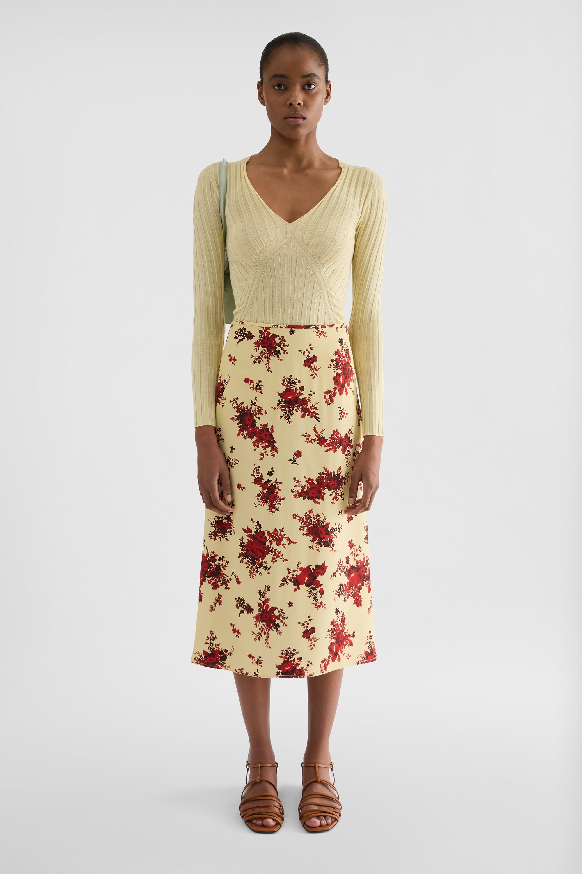 Cashmere Blend V-Neck Sweater for Woman | Jil Sander Official
