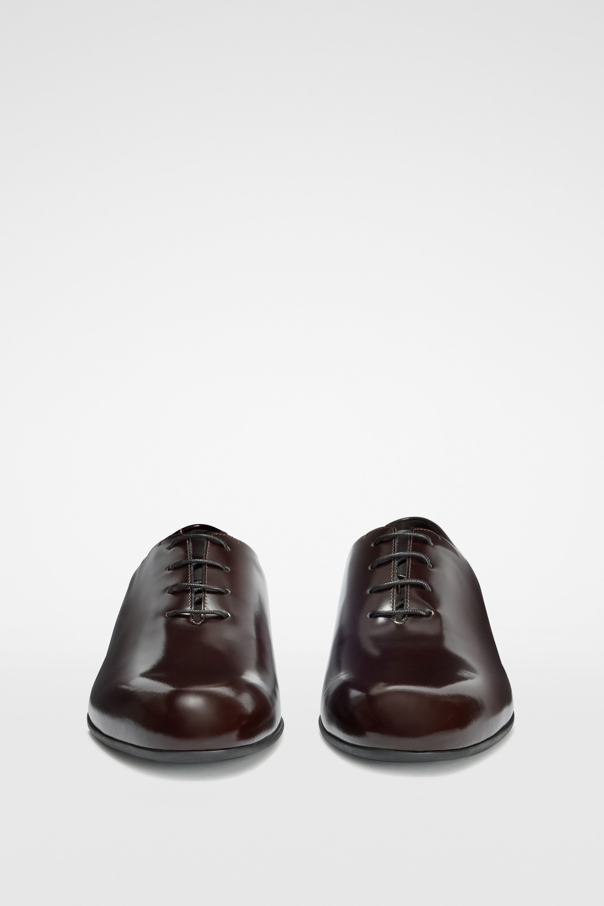 Jil Sander Lace Up Derby Brown Leather Shoes Men’s 10.5 Jil Sander mens Leather Dark Brown Lace up Derby Shoes UK 9  main image 2