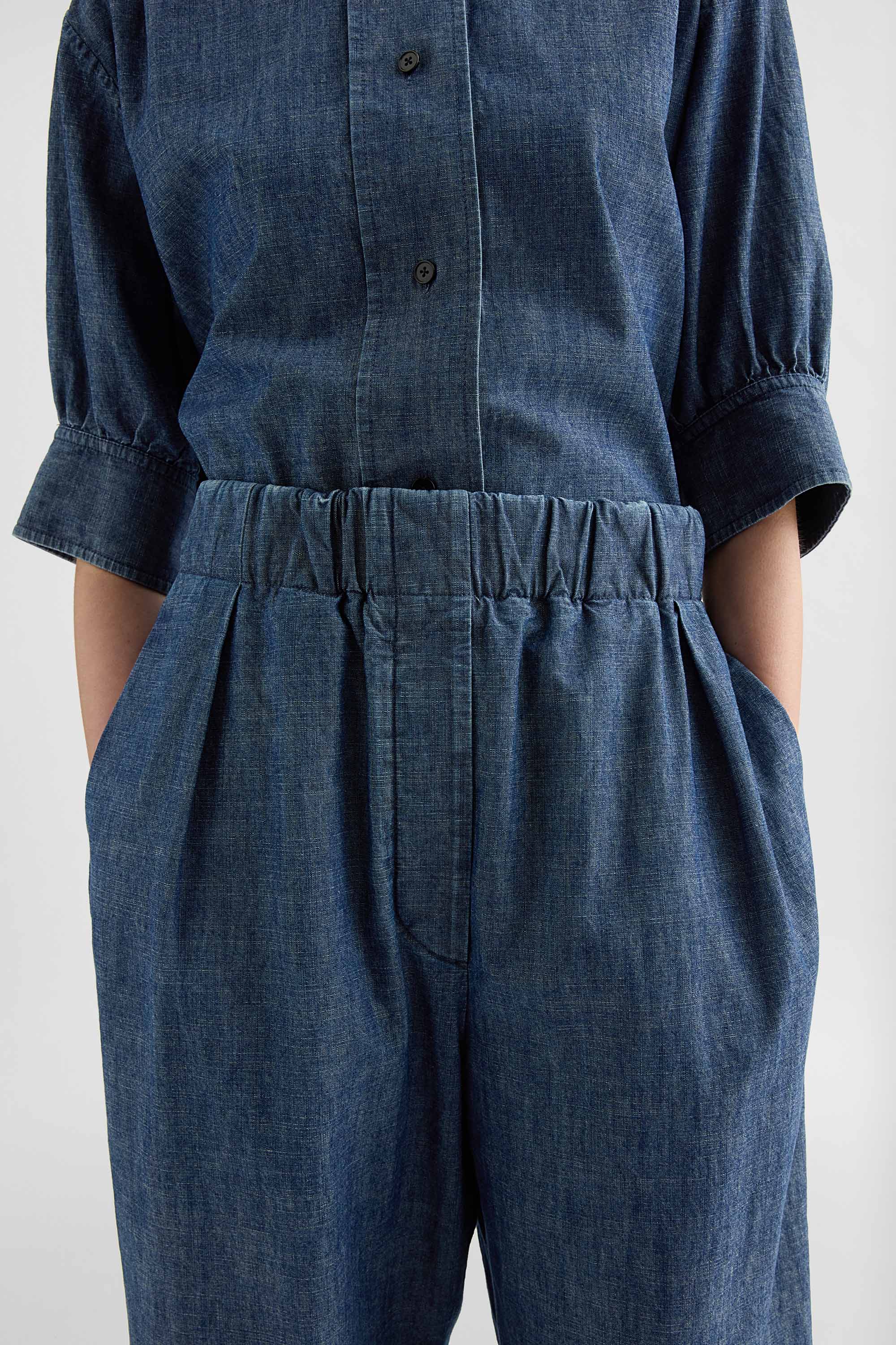 Cotton Chambray Trousers 5