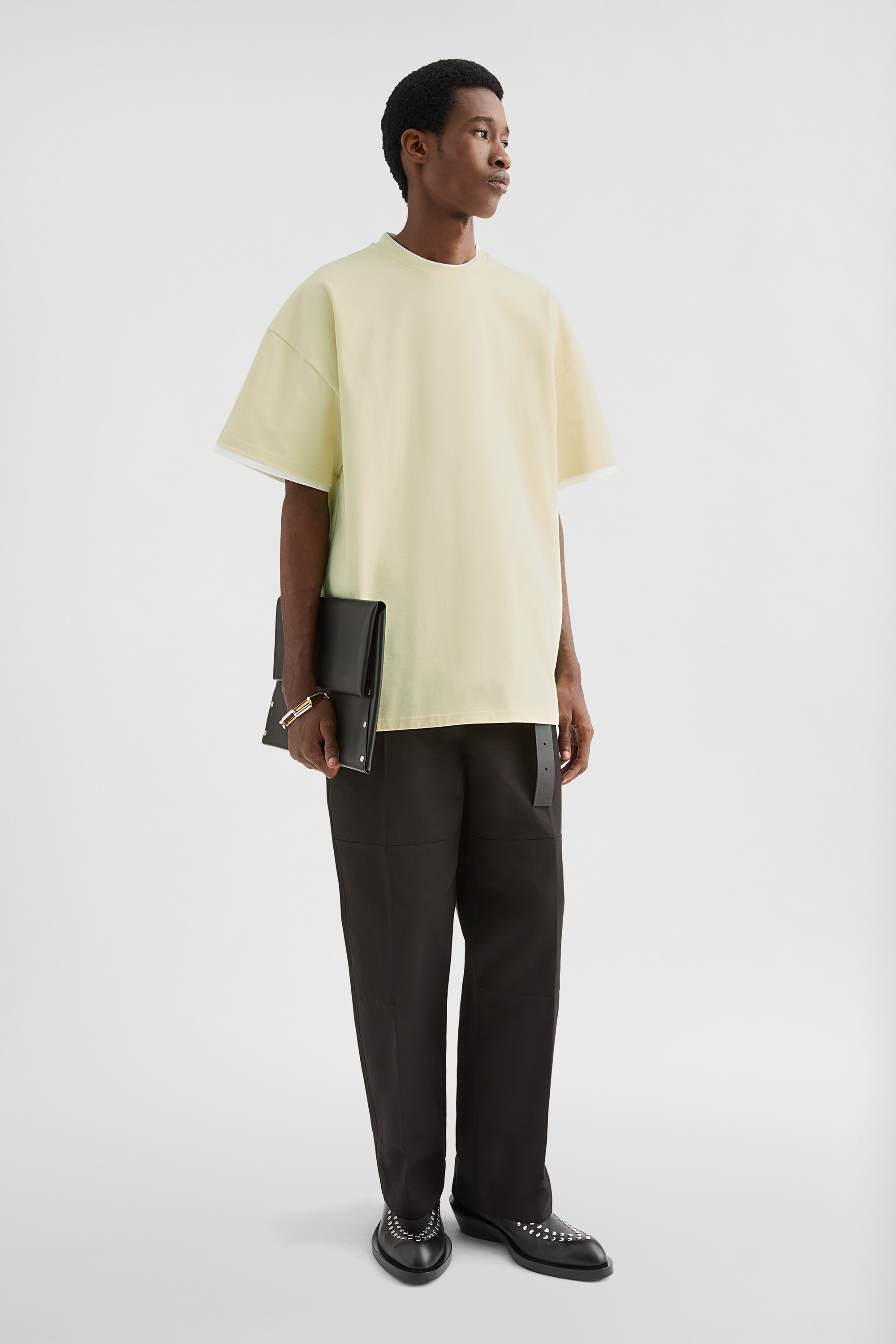 Cotton Crew-Neck T-Shirt - T-shirts - Image 1