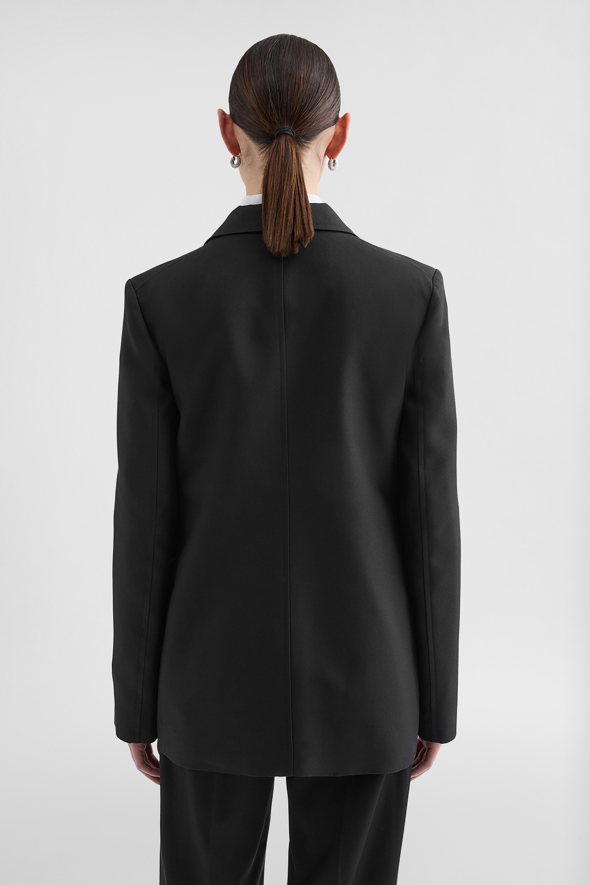 Veste tailleur en gabardine technique - Vestes - Image 4