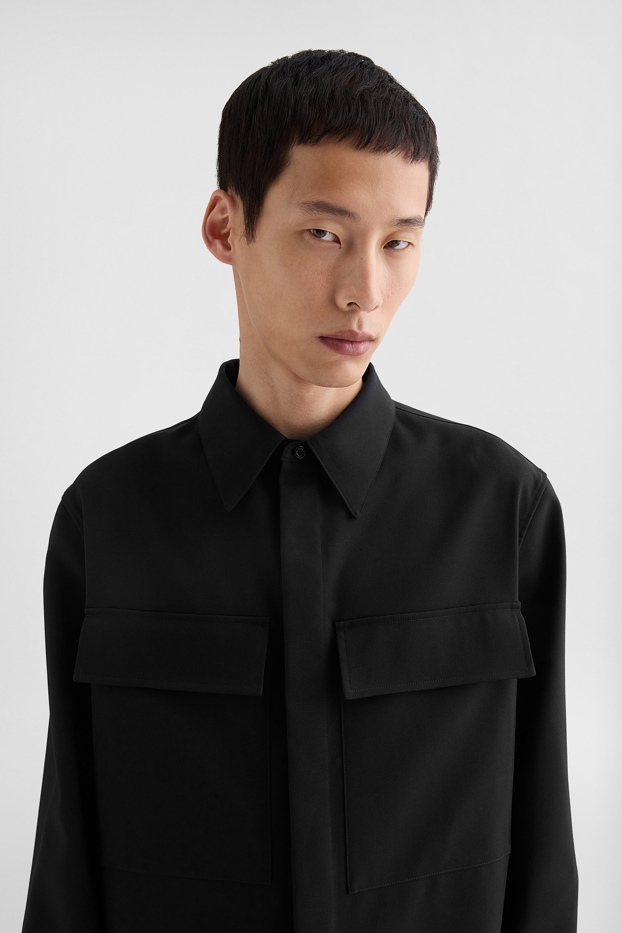 Lightweight Wool Gabardine Shirt Man | Jil Sander Official Online