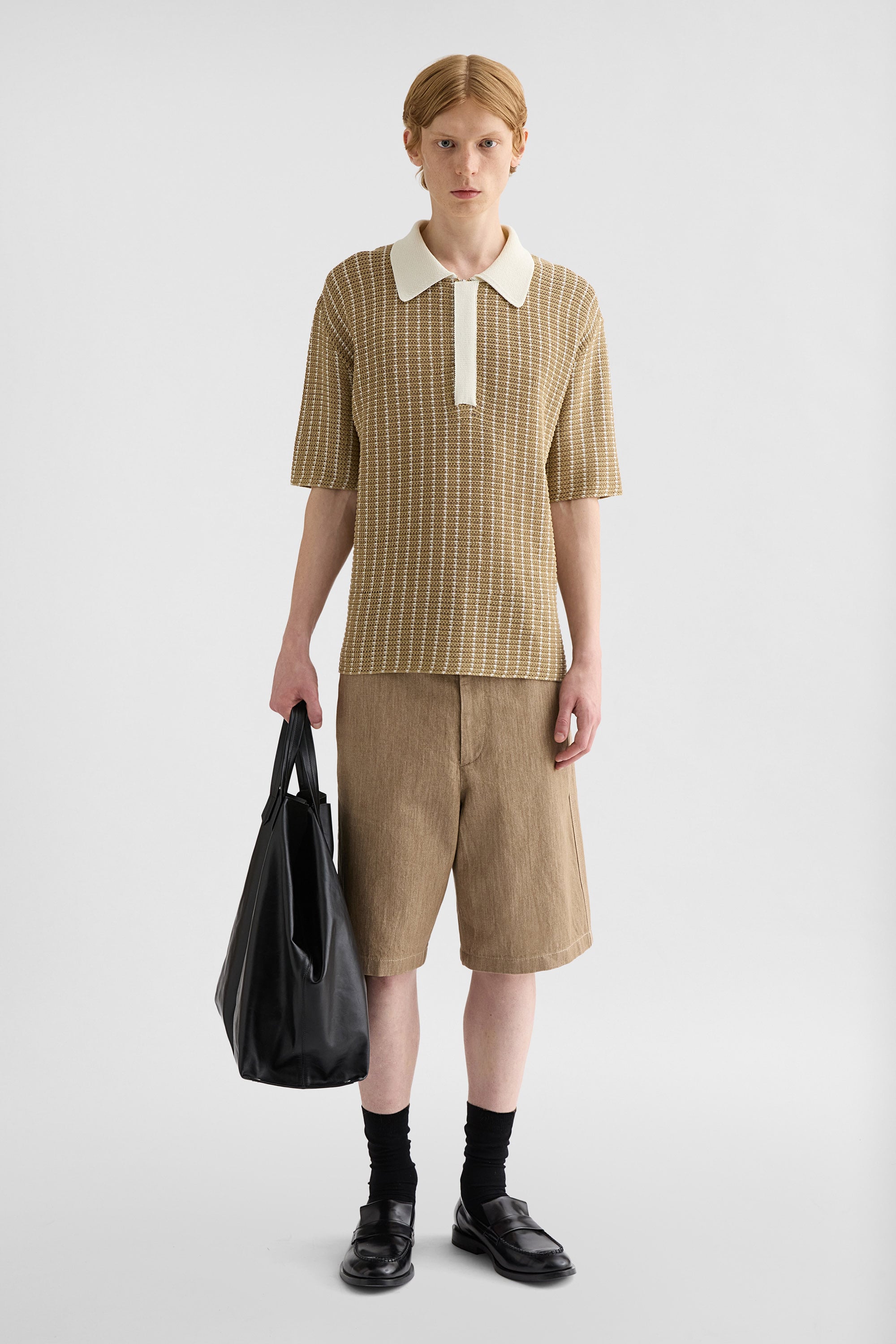 コットン ニットポロ Tシャツ メンズ | Jil Sander 公式オンラインストア