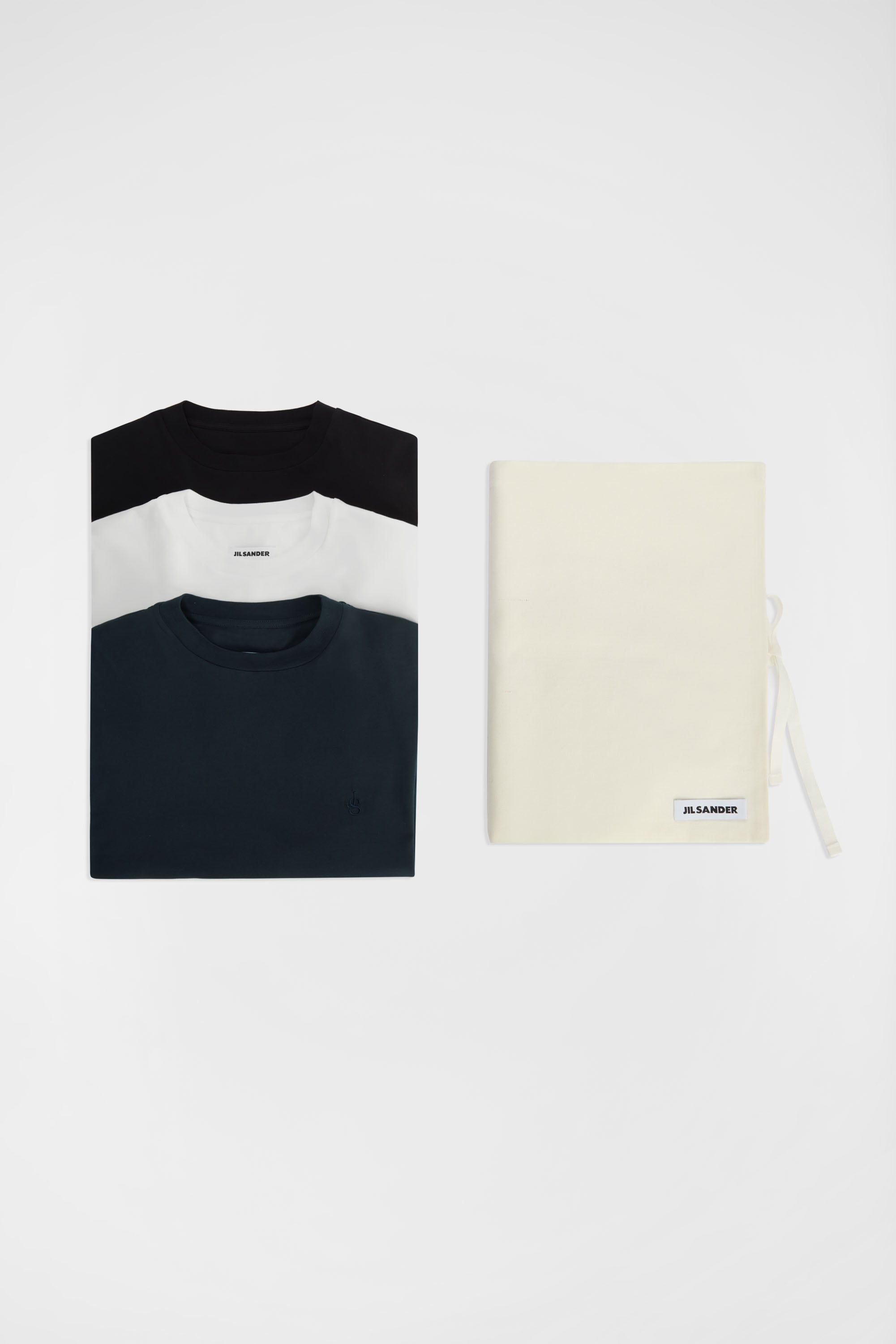 3パックTシャツ ロングスリーブセット メンズ | Jil Sander 公式
