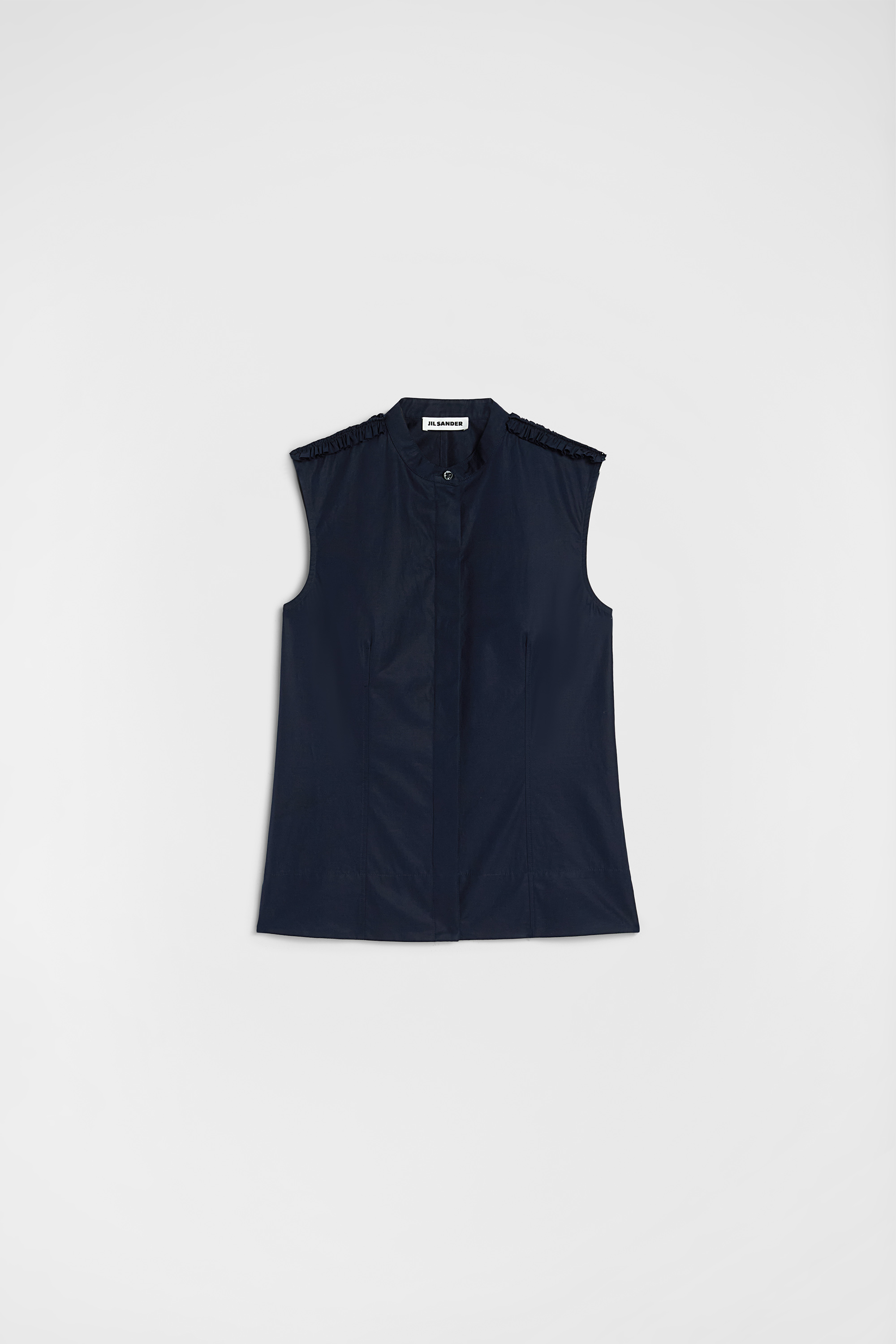 Cotton Poplin Ruffle Top 5