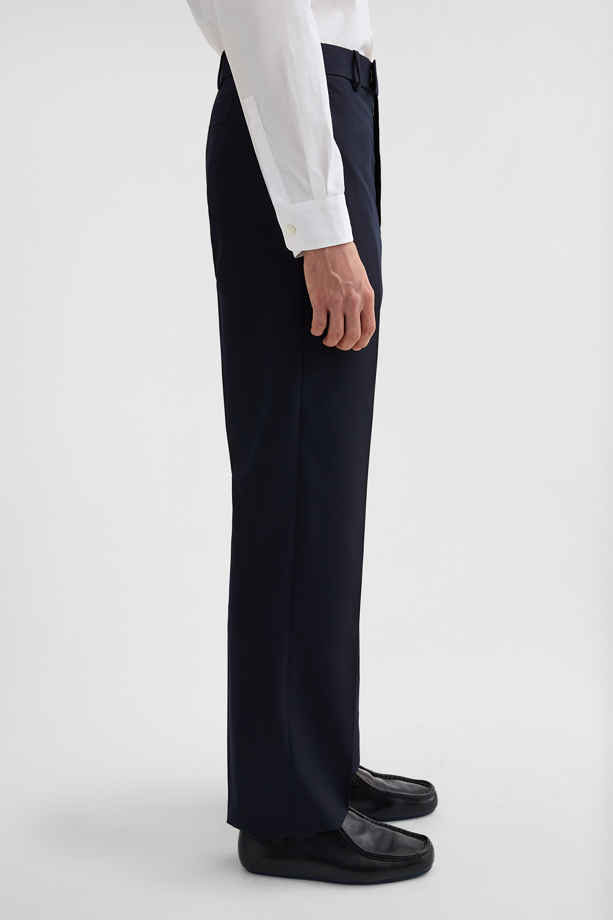 Wool Poplin Trousers 3