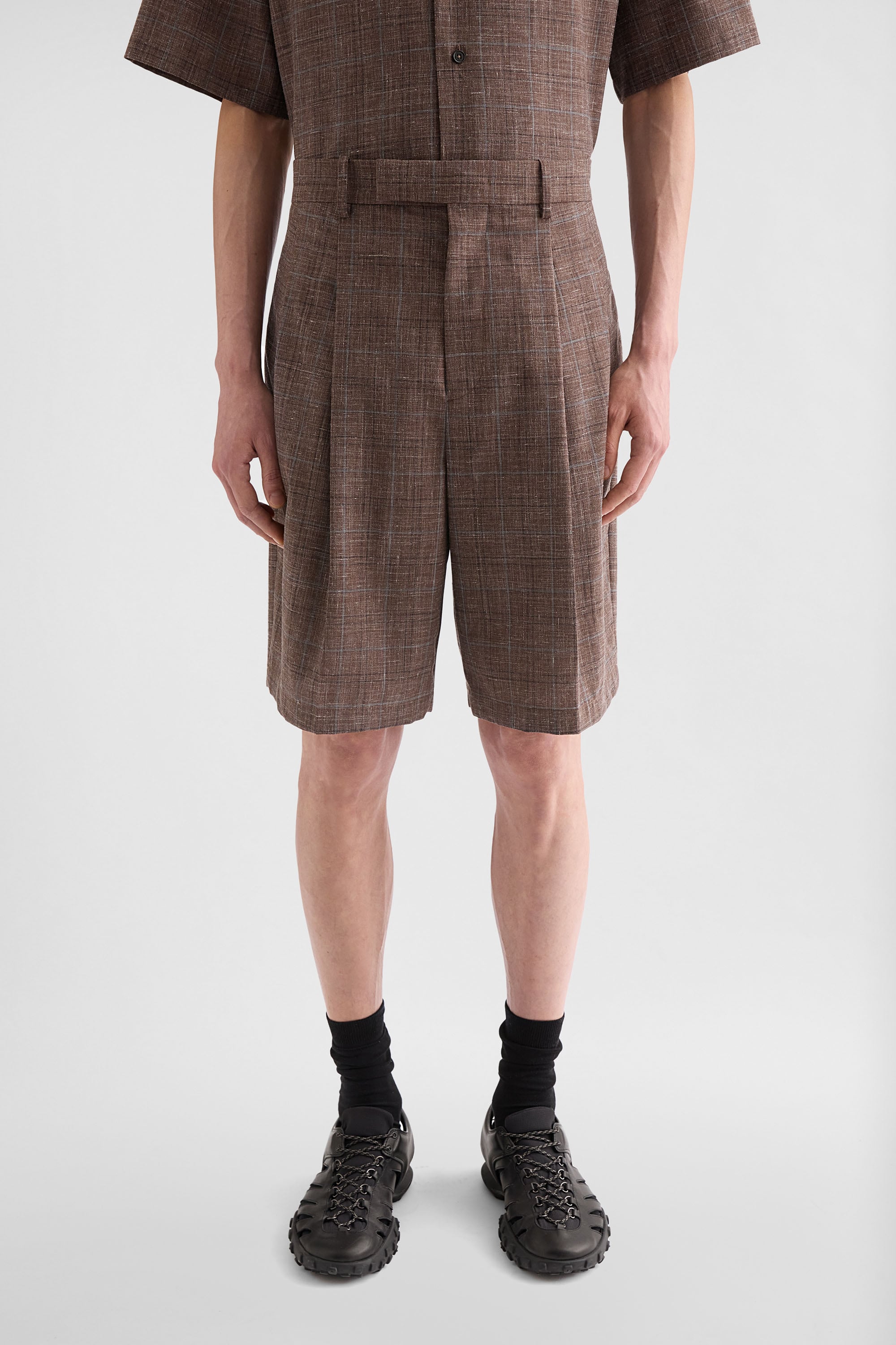 Flamé Wool Blend Shorts Man | Jil Sander Official Online Store
