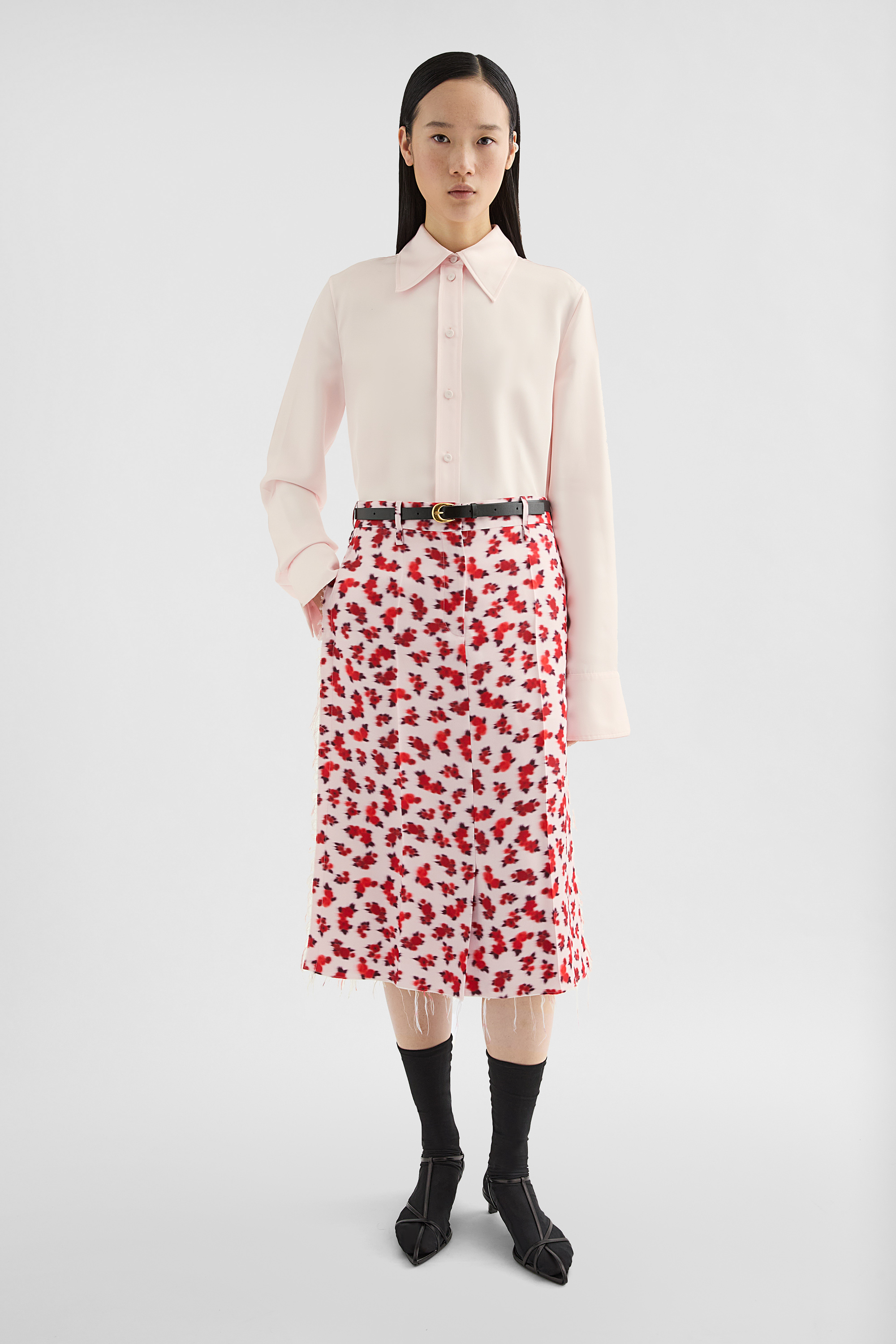 Fluid Viscose Shirt - Shirts - Image 1