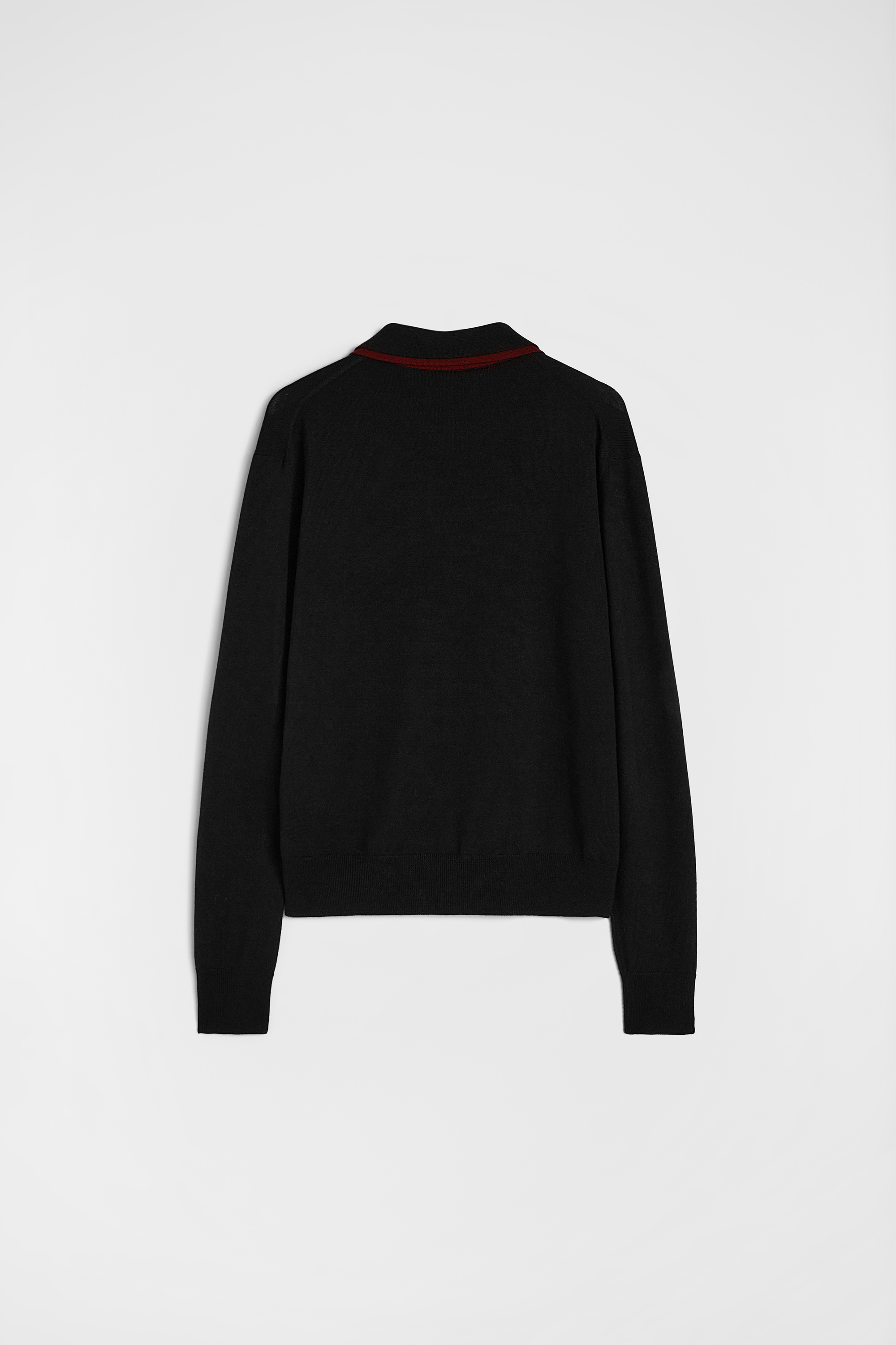 Lightweight Wool Polo Sweater - Sweaters - Image 7