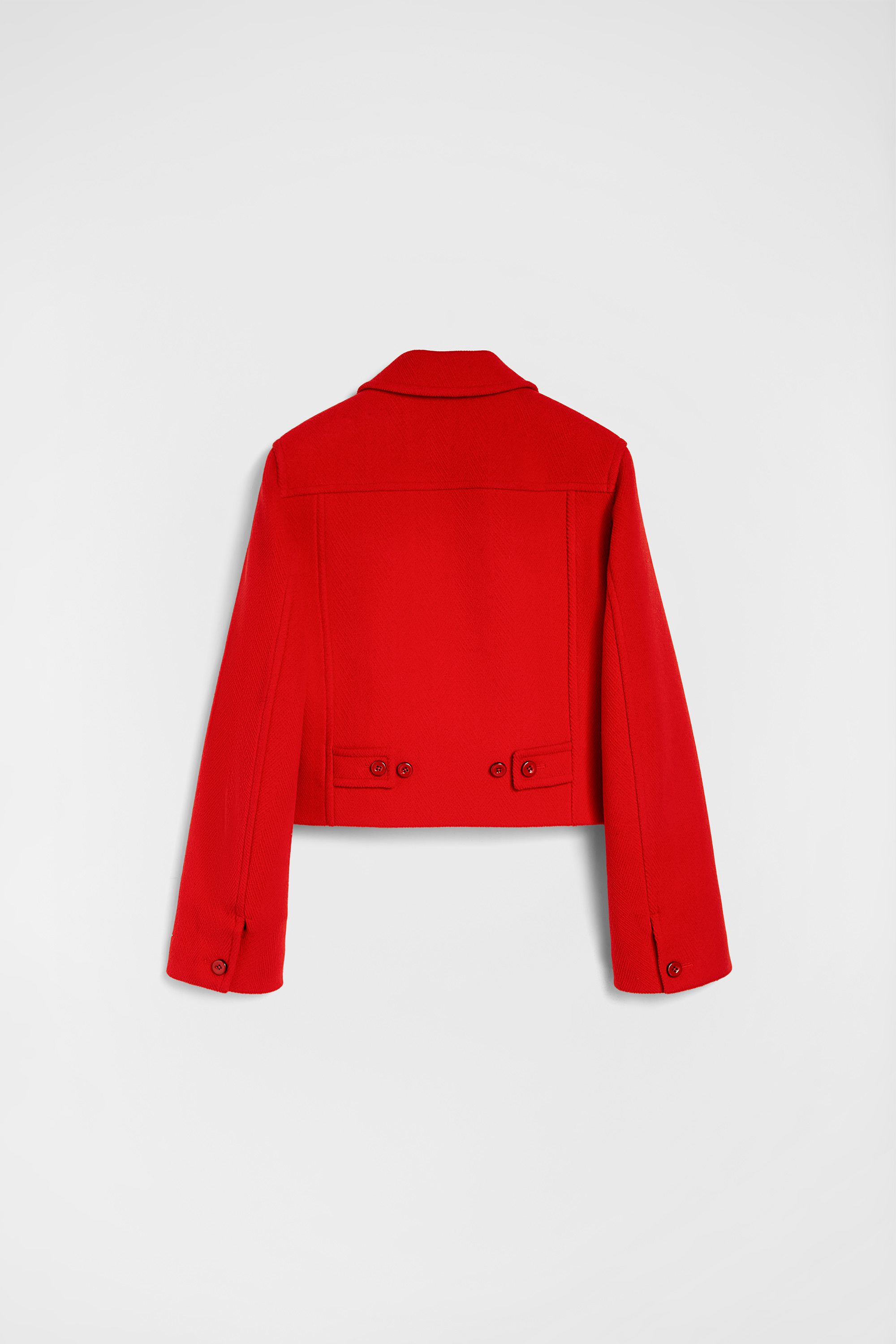 Wool Chevron Jacket - Jackets - Image 8