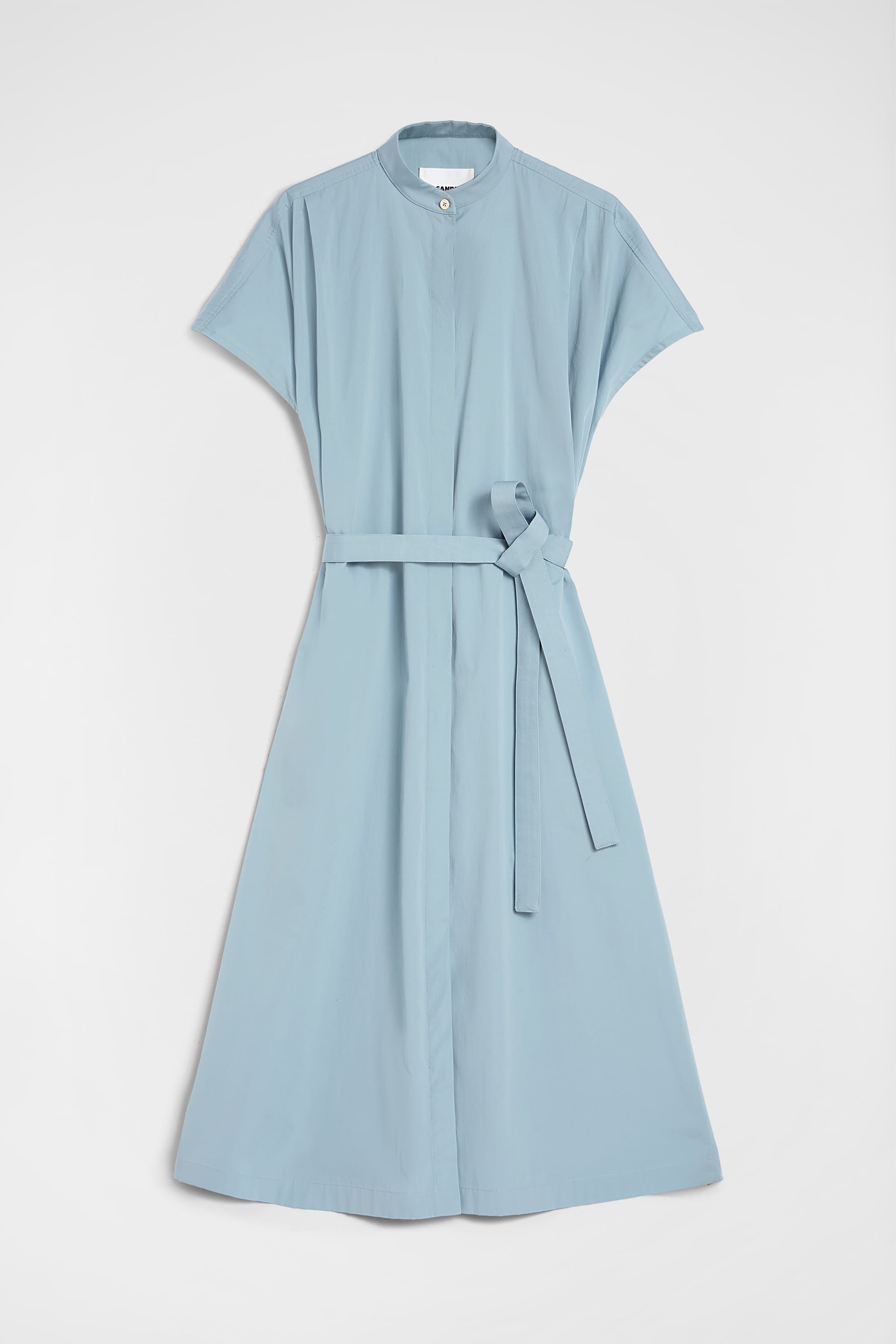 Cotton Poplin Belted Dress Woman | Jil Sander Official Online Store