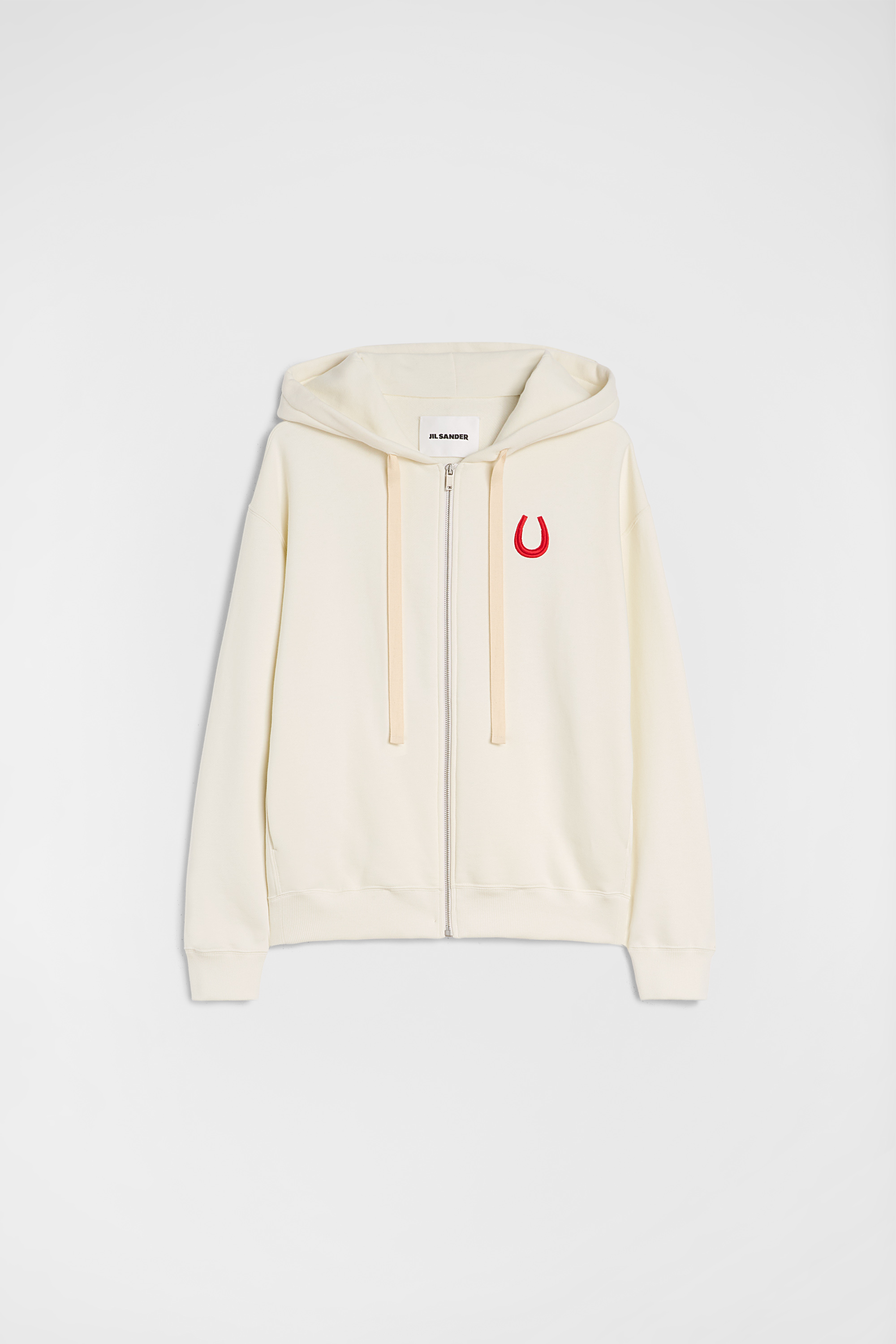 Cotton Terry Zip-Up Sweatshirt Woman | Jil Sander Official Online 