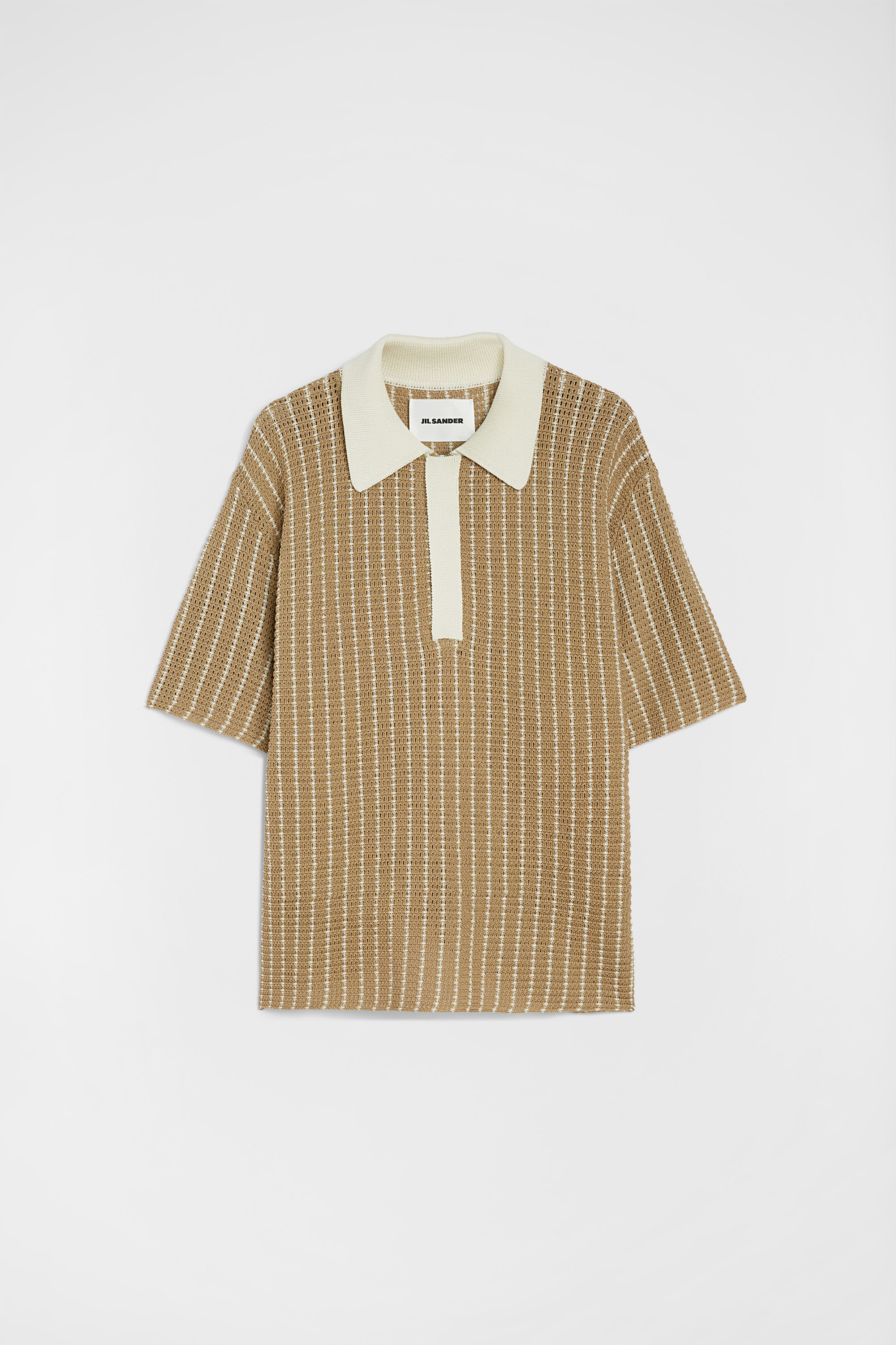 コットン ニットポロ Tシャツ メンズ | Jil Sander 公式オンラインストア