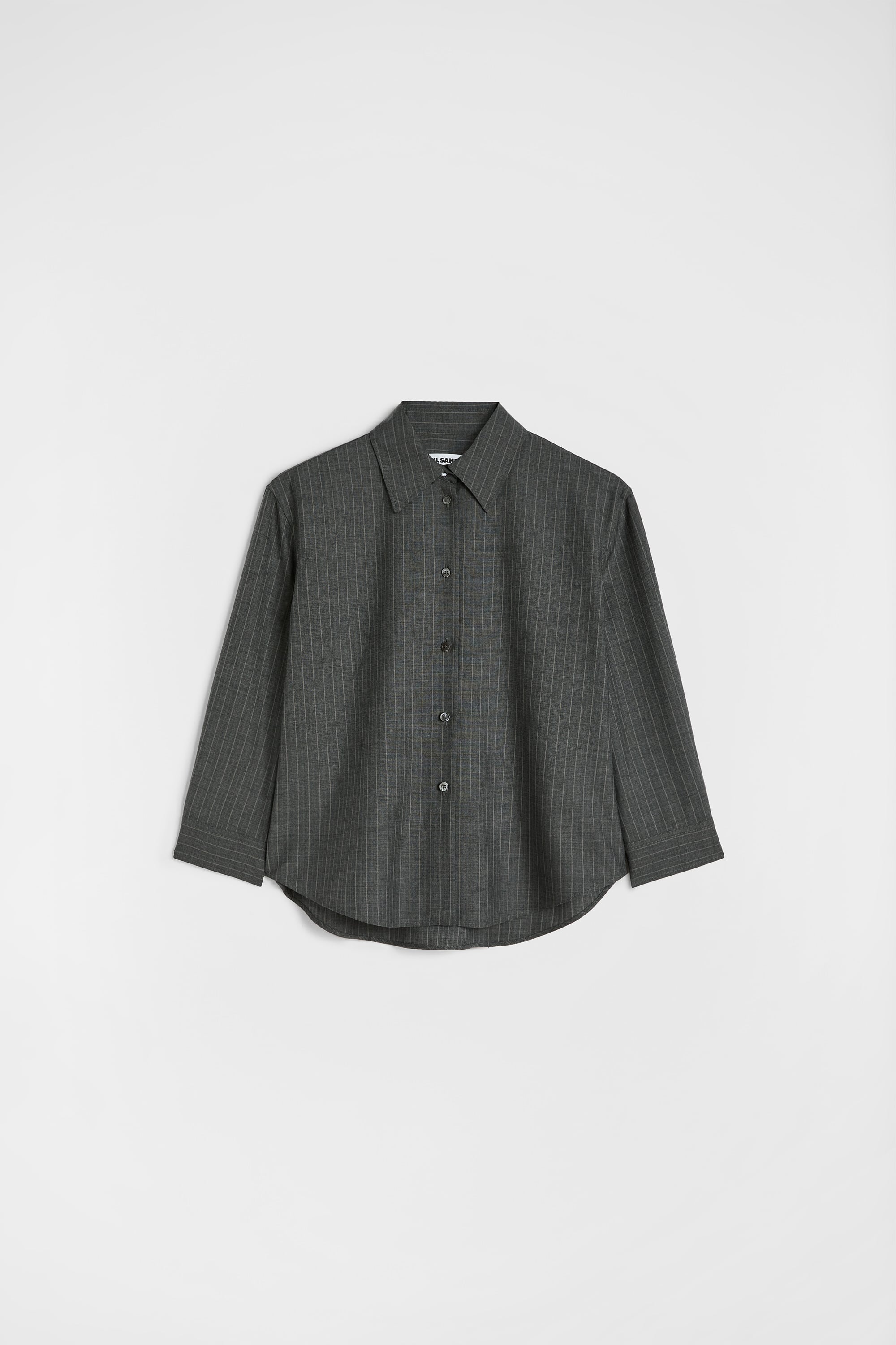 Wool Pinstripe Shirt 6