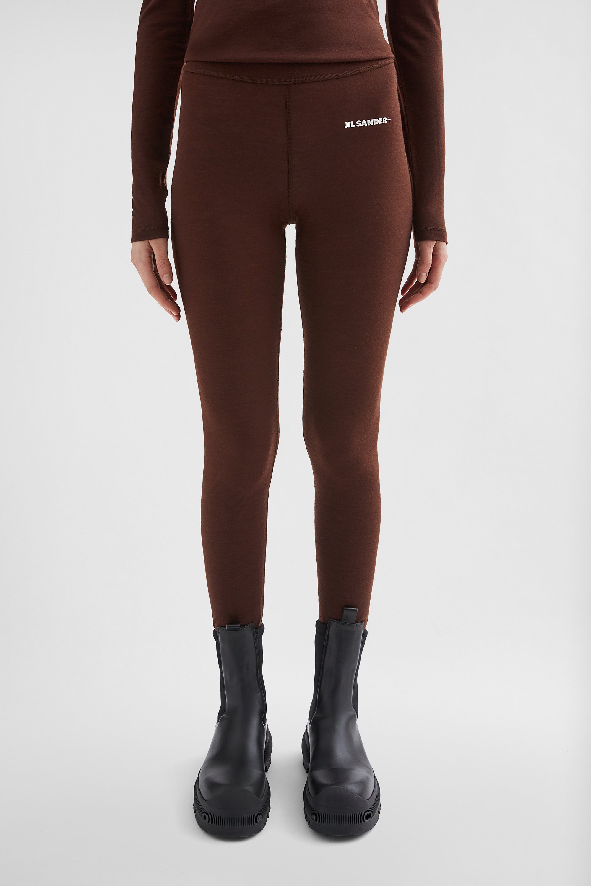Lightweight Wool Blend Leggings - Trousers - Image 2