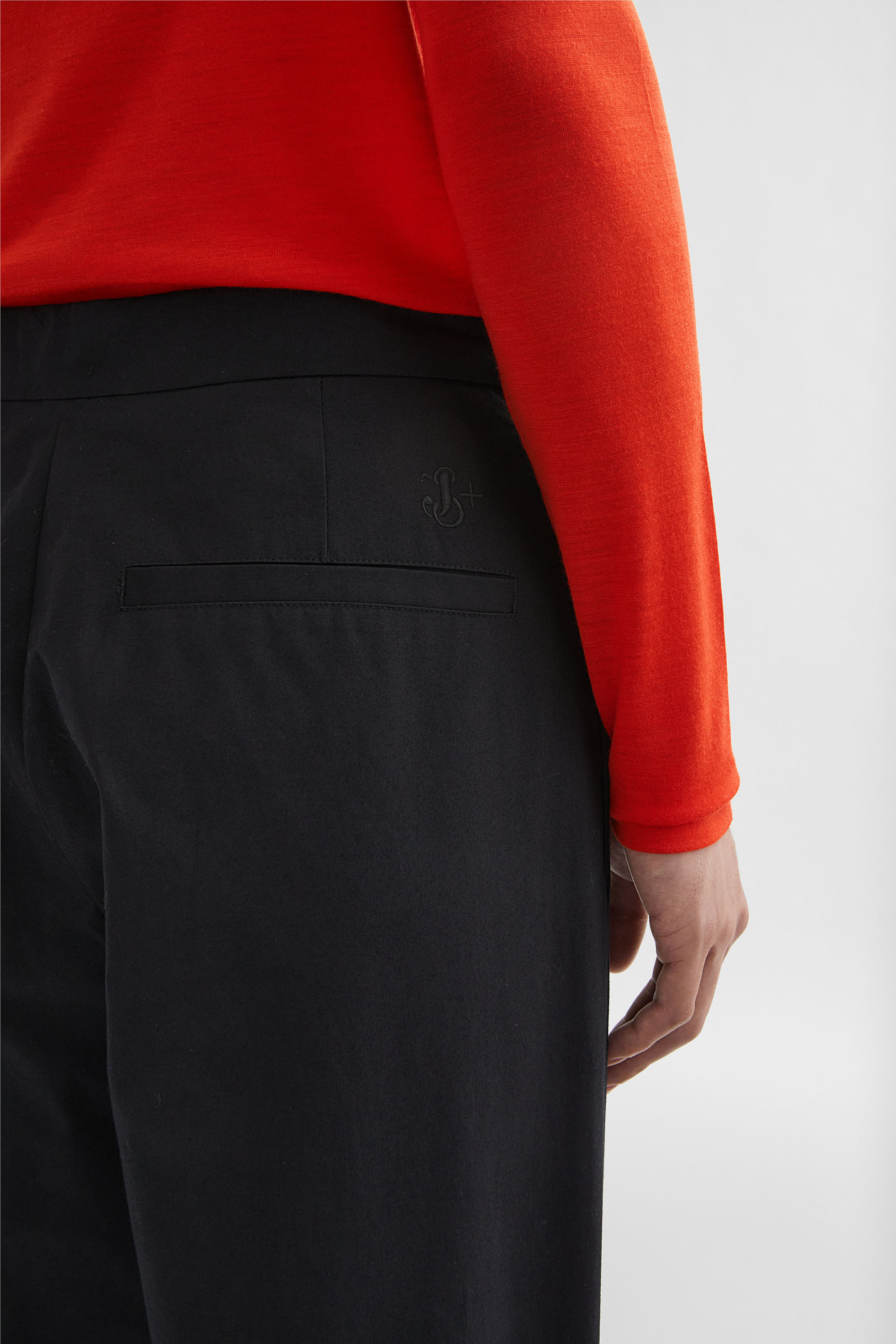 Hose mit schmal zulaufendem Bein aus Baumwolle - Hosen - Image 5