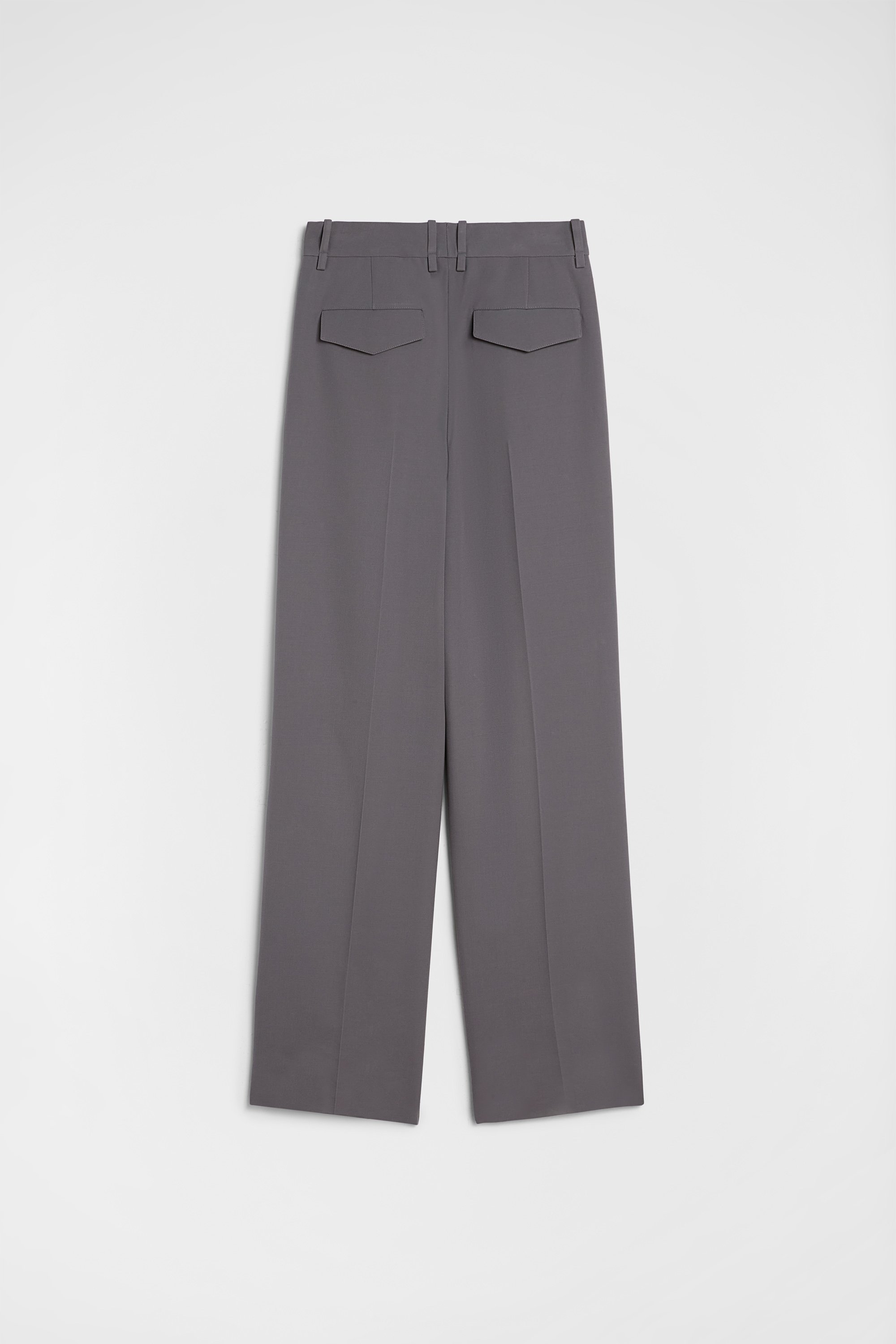 シーサーサWOOL GABARDINE ZIP BLOUSOダークグレー Wool Gabardine Trousers Woman | Jil Sander Official Online Store