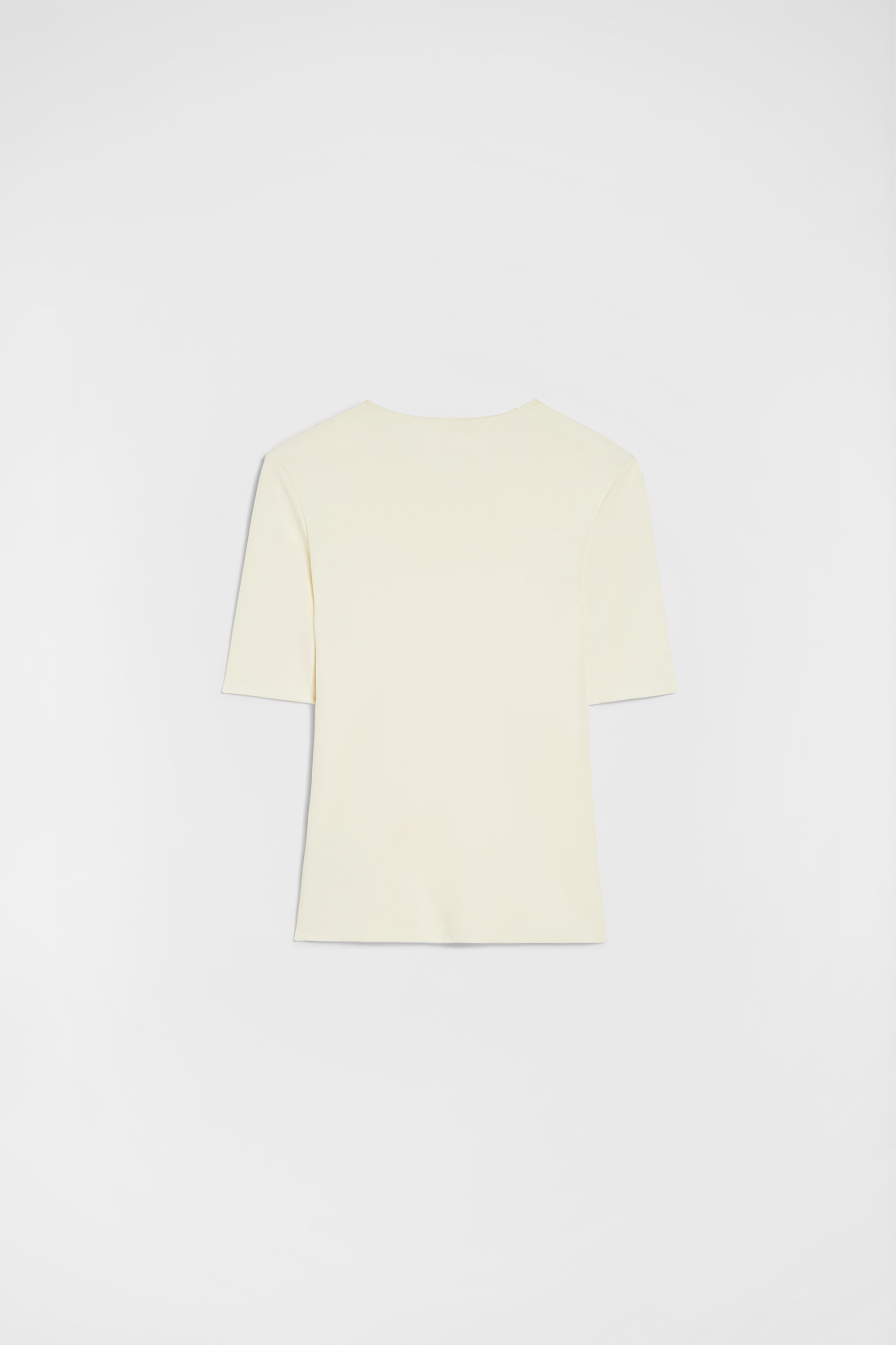 t*k様 JILSANDER ホワイト Tシャツ Fluid Viscose Crew-Neck T-Shirt Woman | Jil Sander Official Online