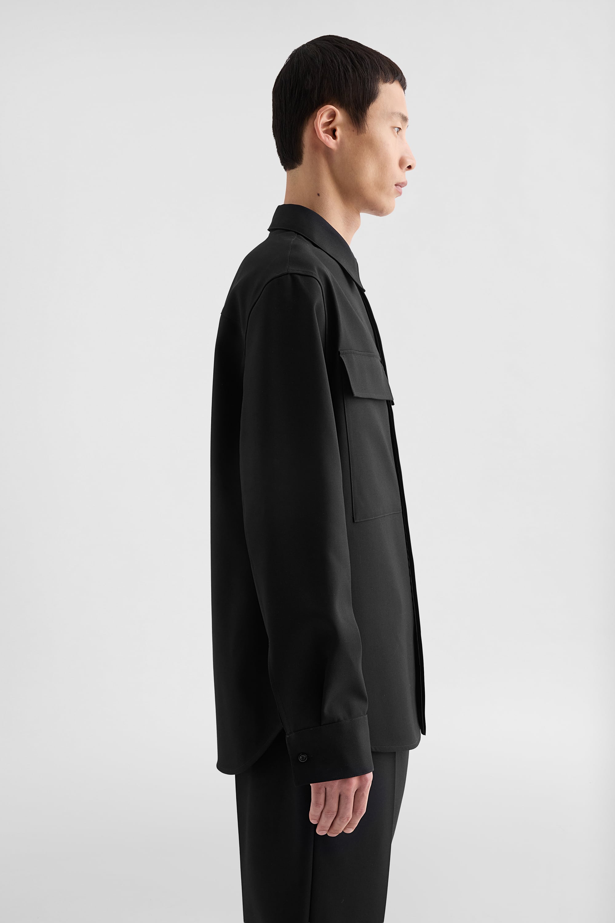Lightweight Wool Gabardine Shirt Man | Jil Sander Official Online