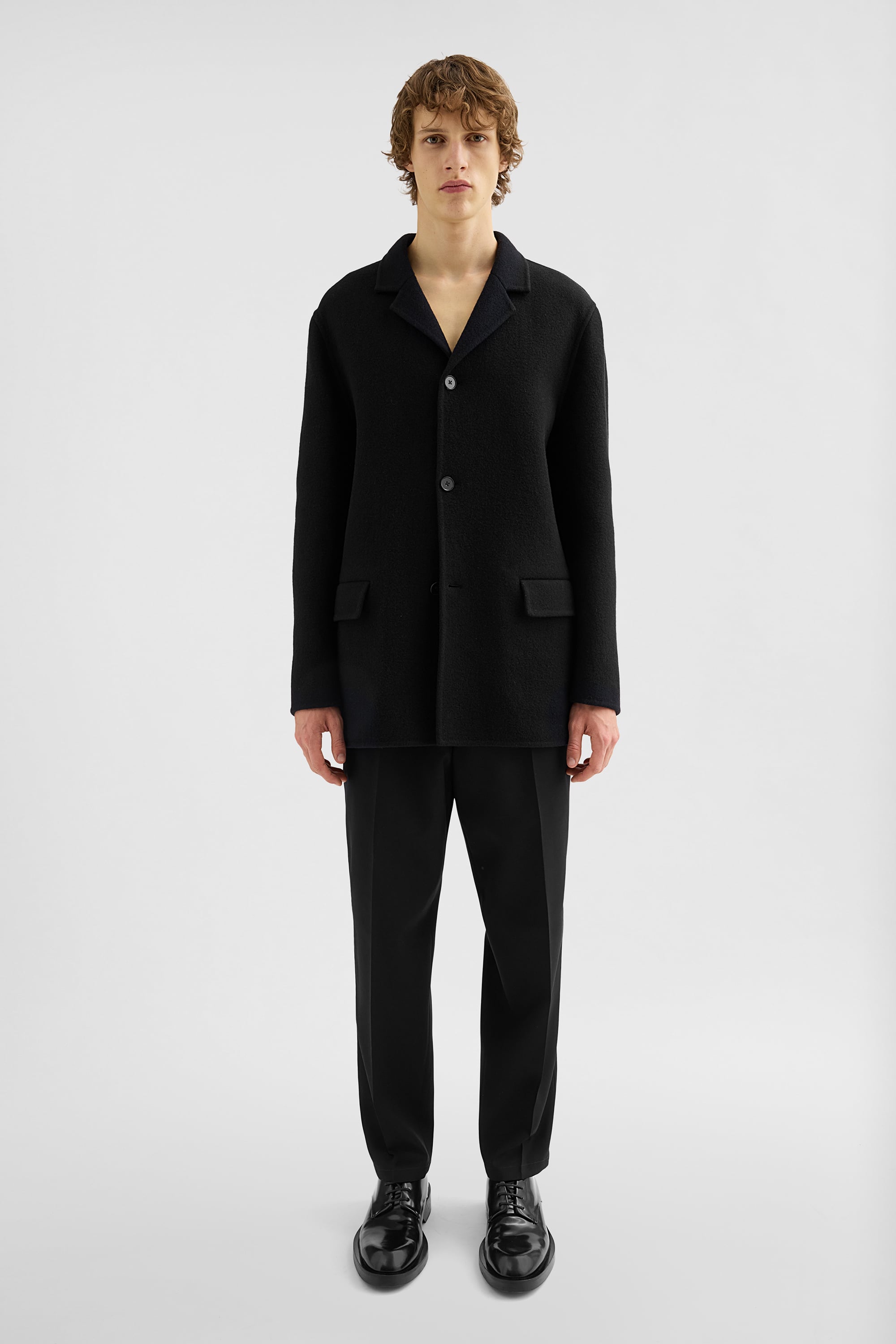 Lightweight Wool Gabardine Tapered Trousers Man | Jil Sander
