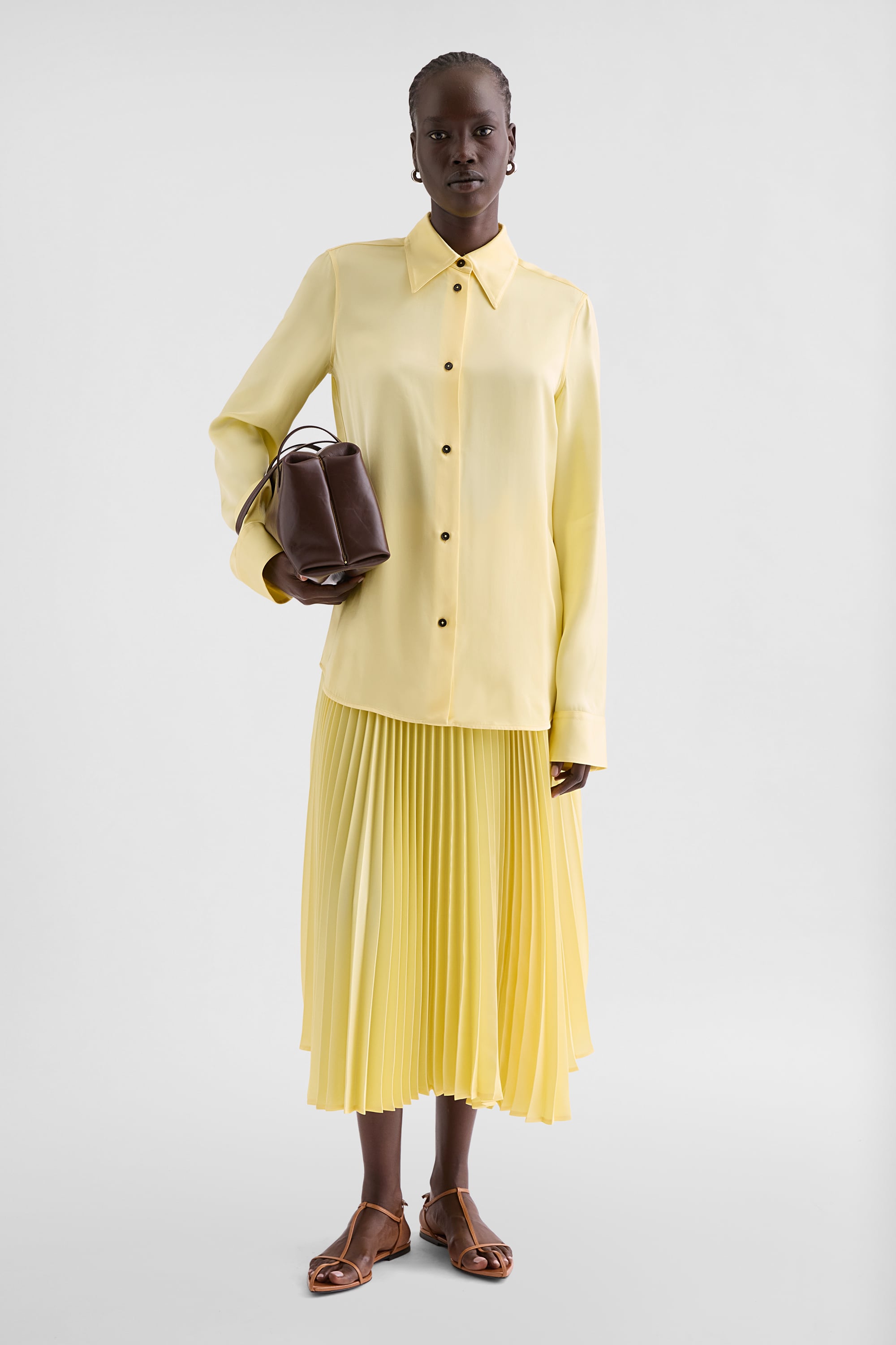 Technical Twill Pleated Skirt Woman | Jil Sander Official Online Store