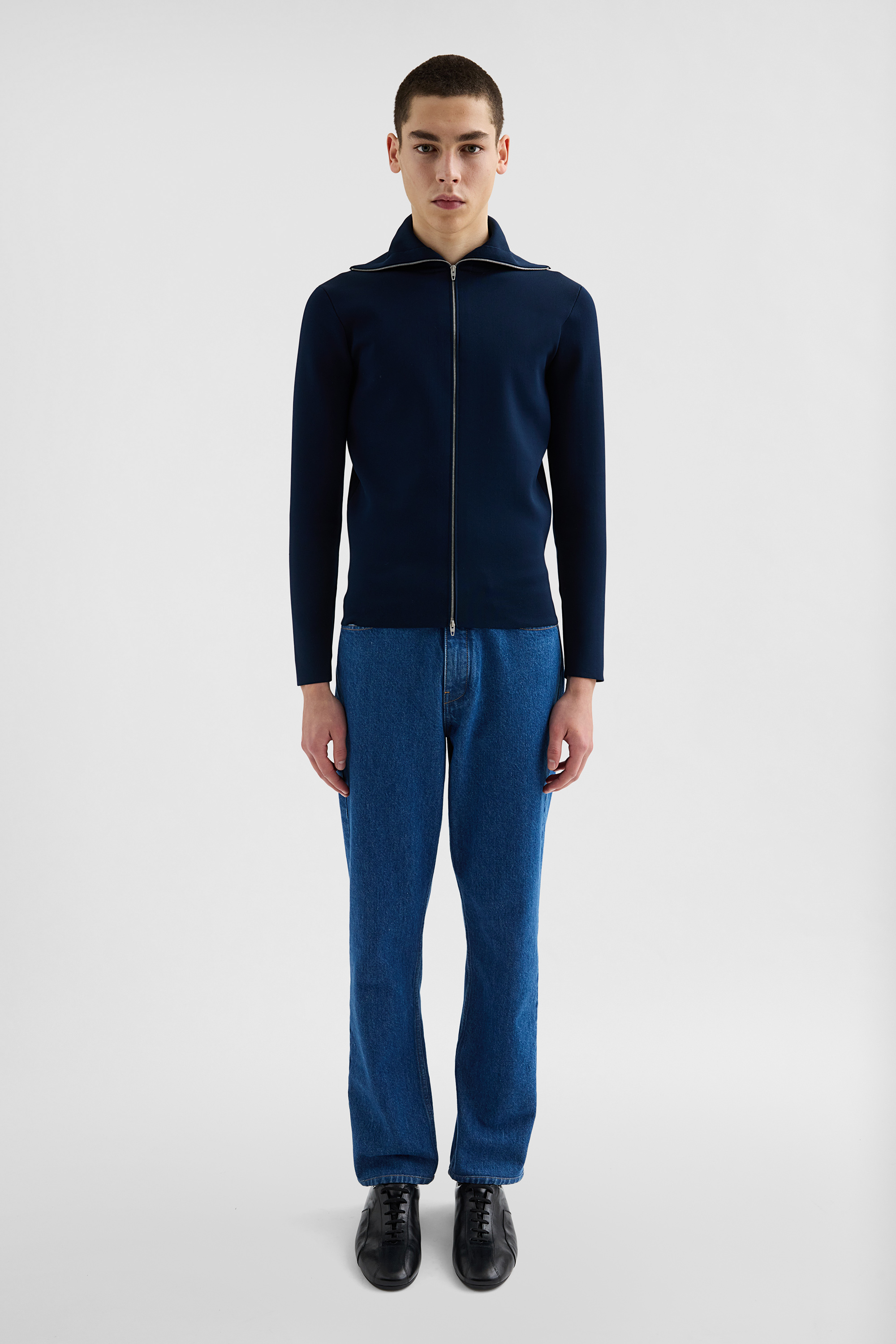 Technical Zip-Up Cardigan Man | Jil Sander Official Online Store