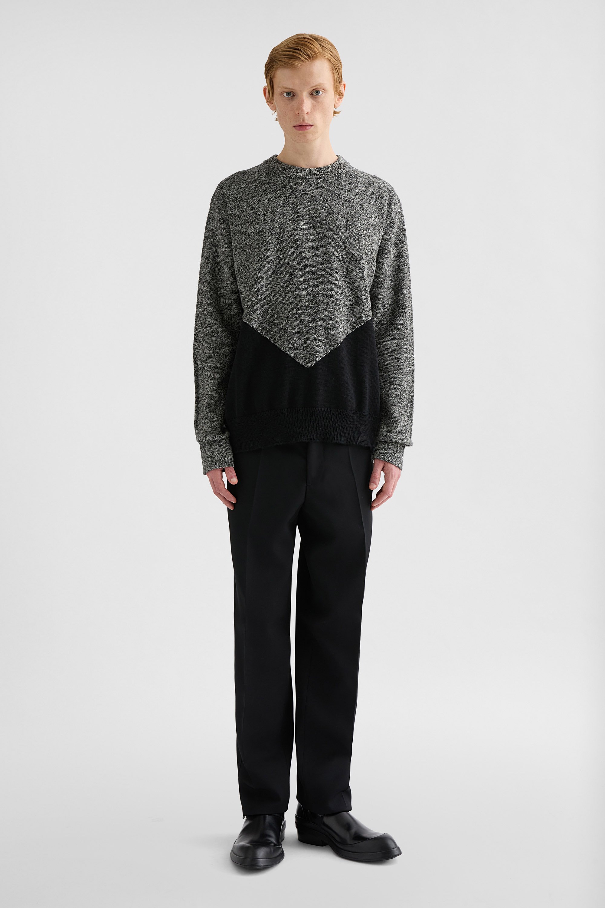 Wool Crew-Neck Sweater - Sweaters - Image 1