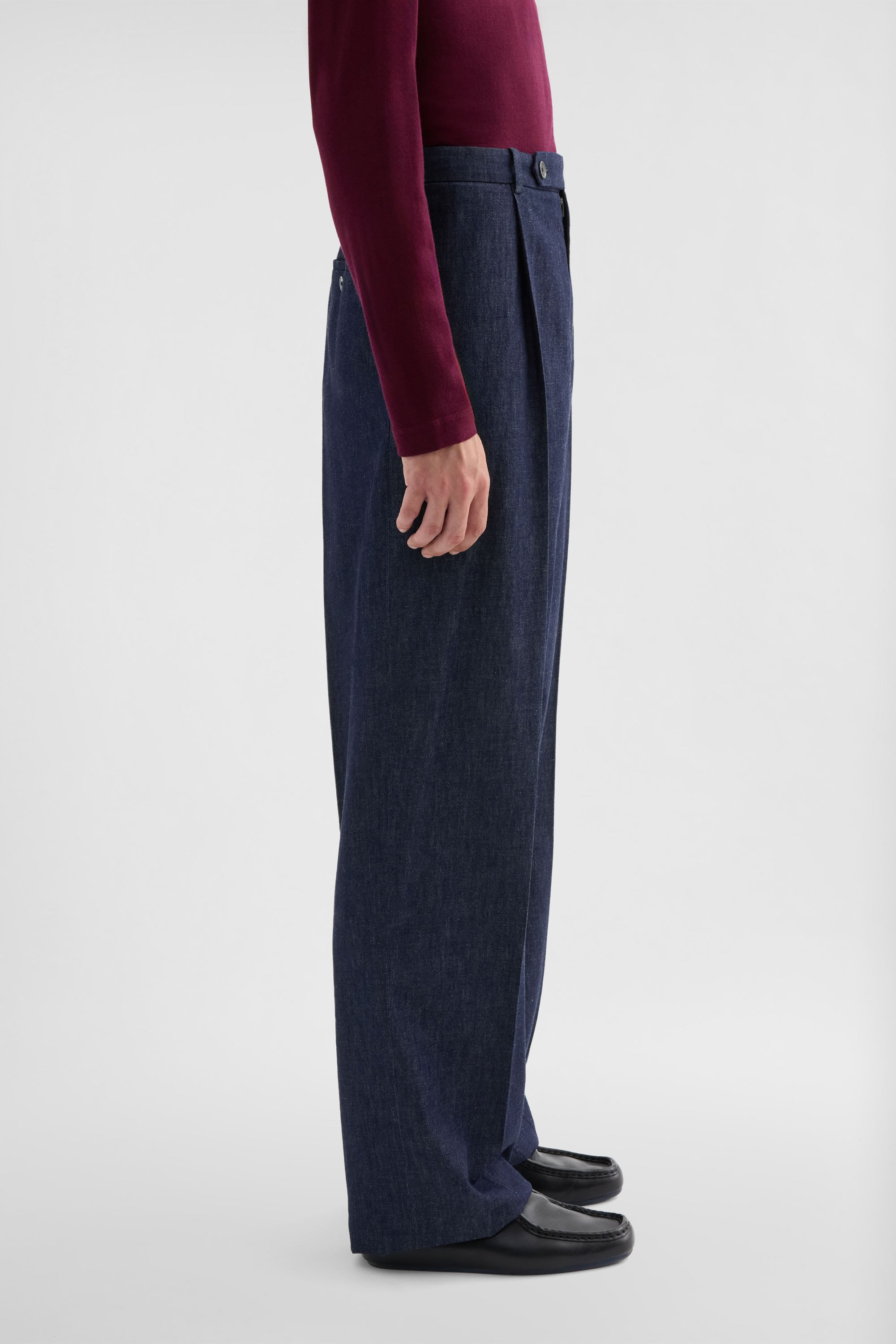 Cotton Chambray Trousers for Man | Jil Sander Official Online Store