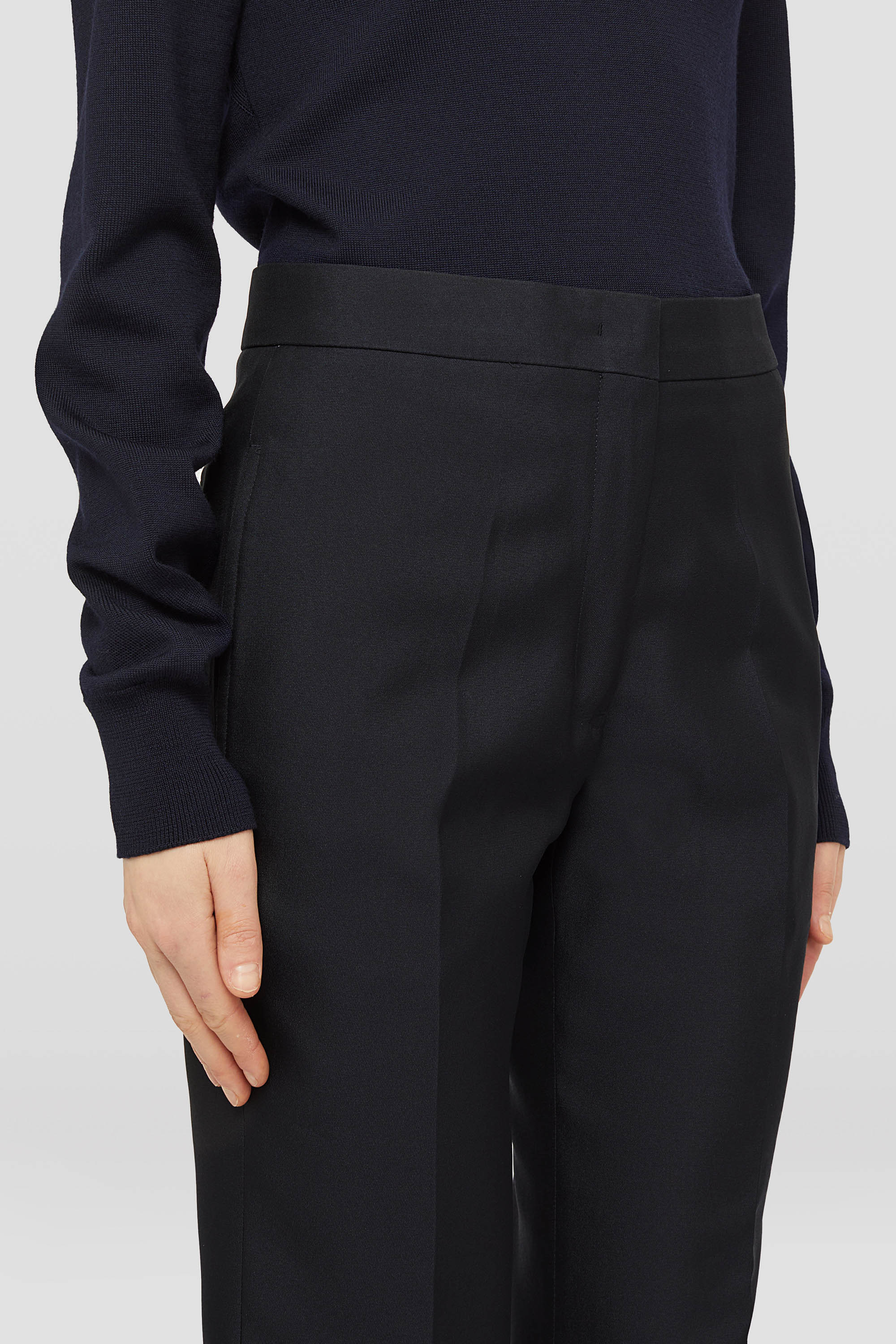 Technical  Gabardine Tailored Trousers - Trousers - Image 4