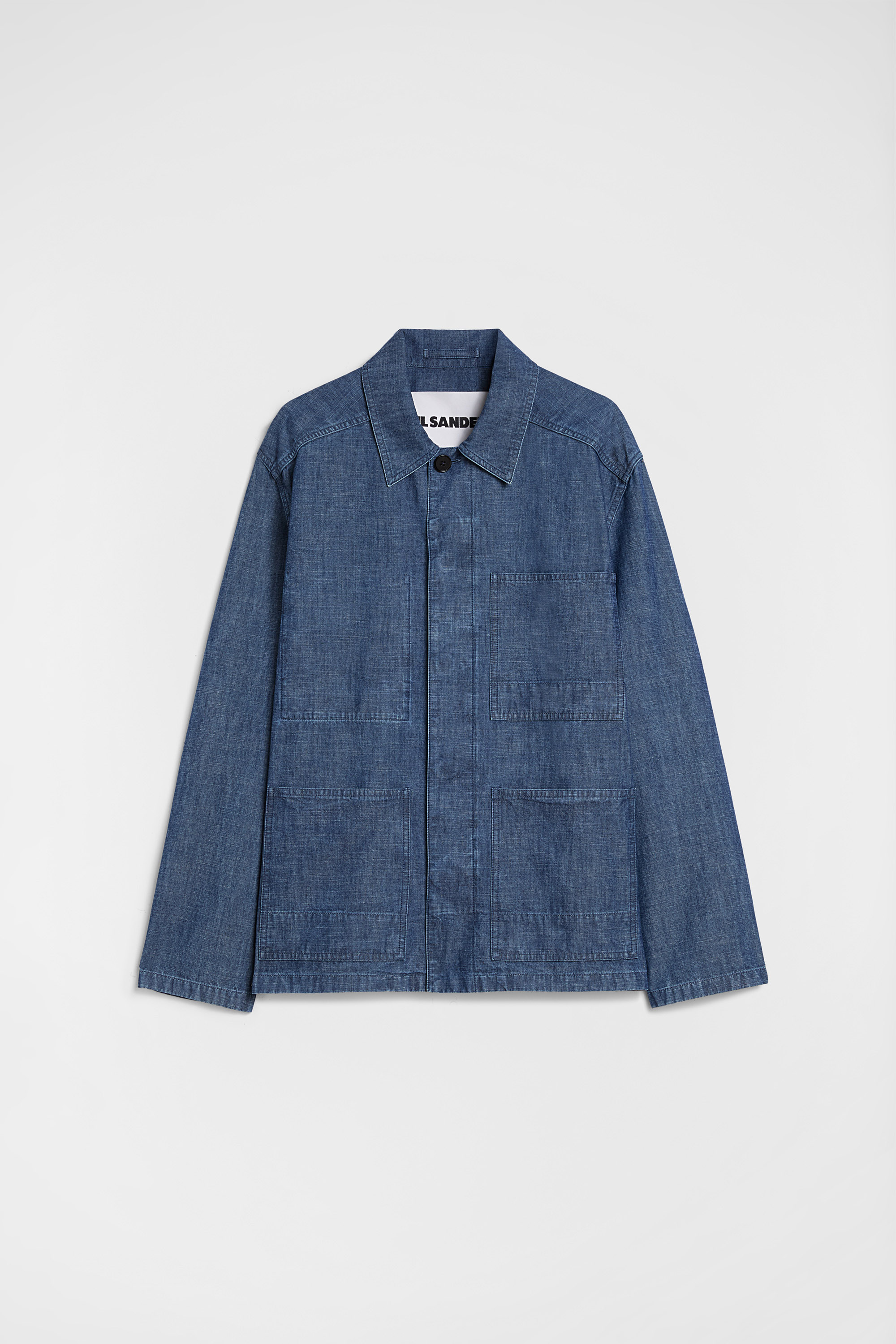 Cotton Chambray Blouson Man | Jil Sander Official Online Store