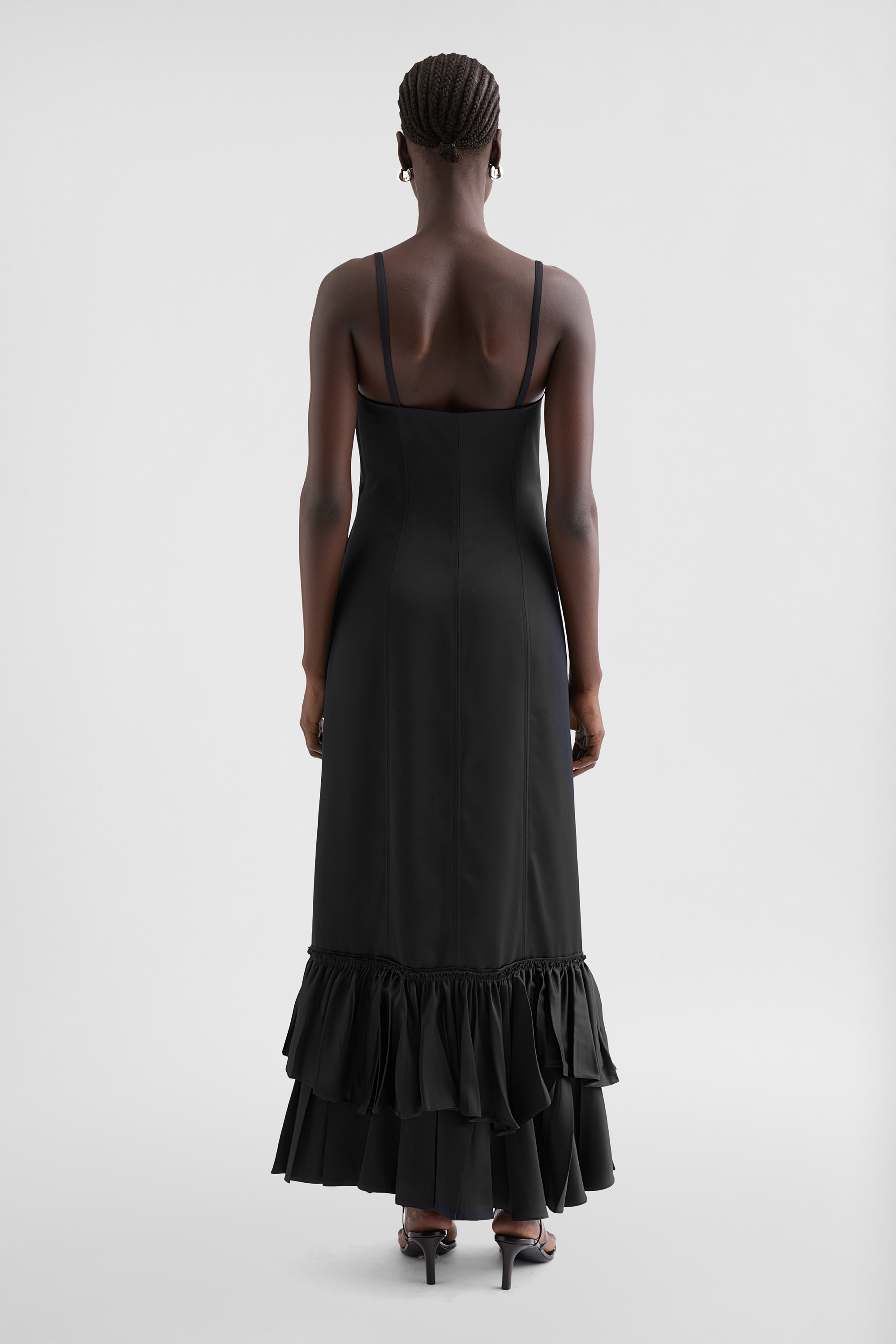 Silk Blend Ruffle Dress for Woman | Jil Sander Official Online Store
