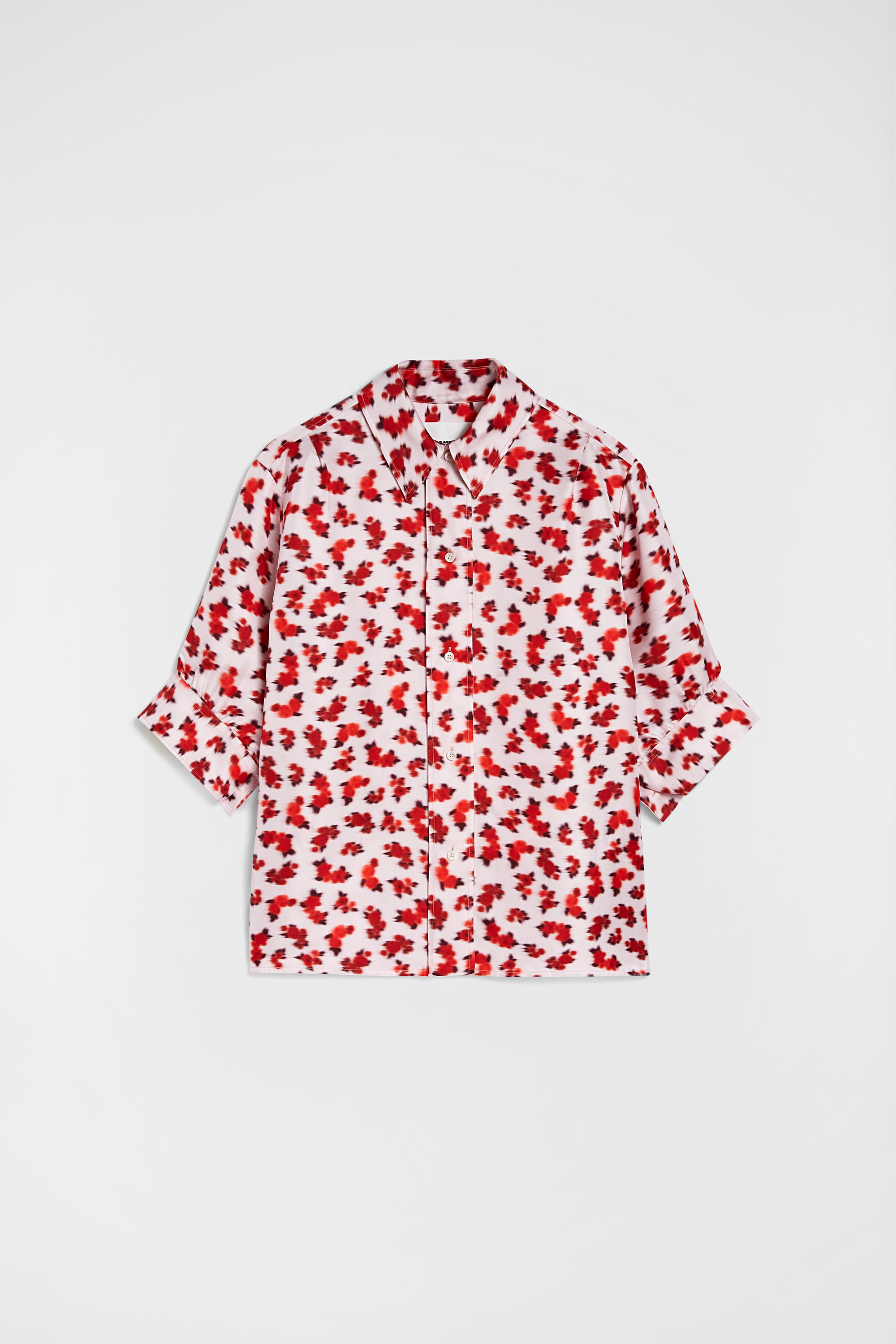 Fluid Viscose Printed Shirt - Shirts - Image 5