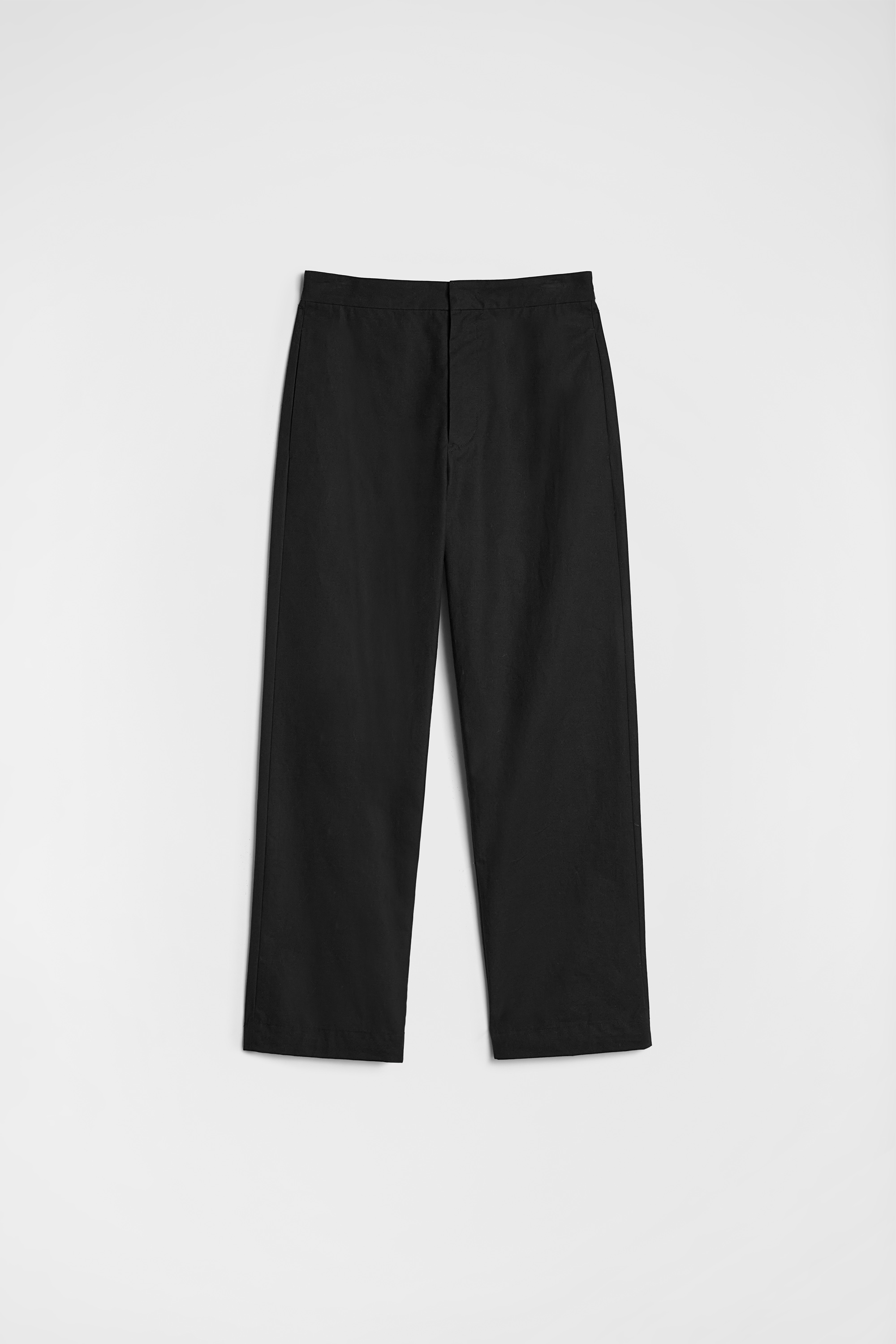 Hose mit schmal zulaufendem Bein aus Baumwolle - Hosen - Image 6