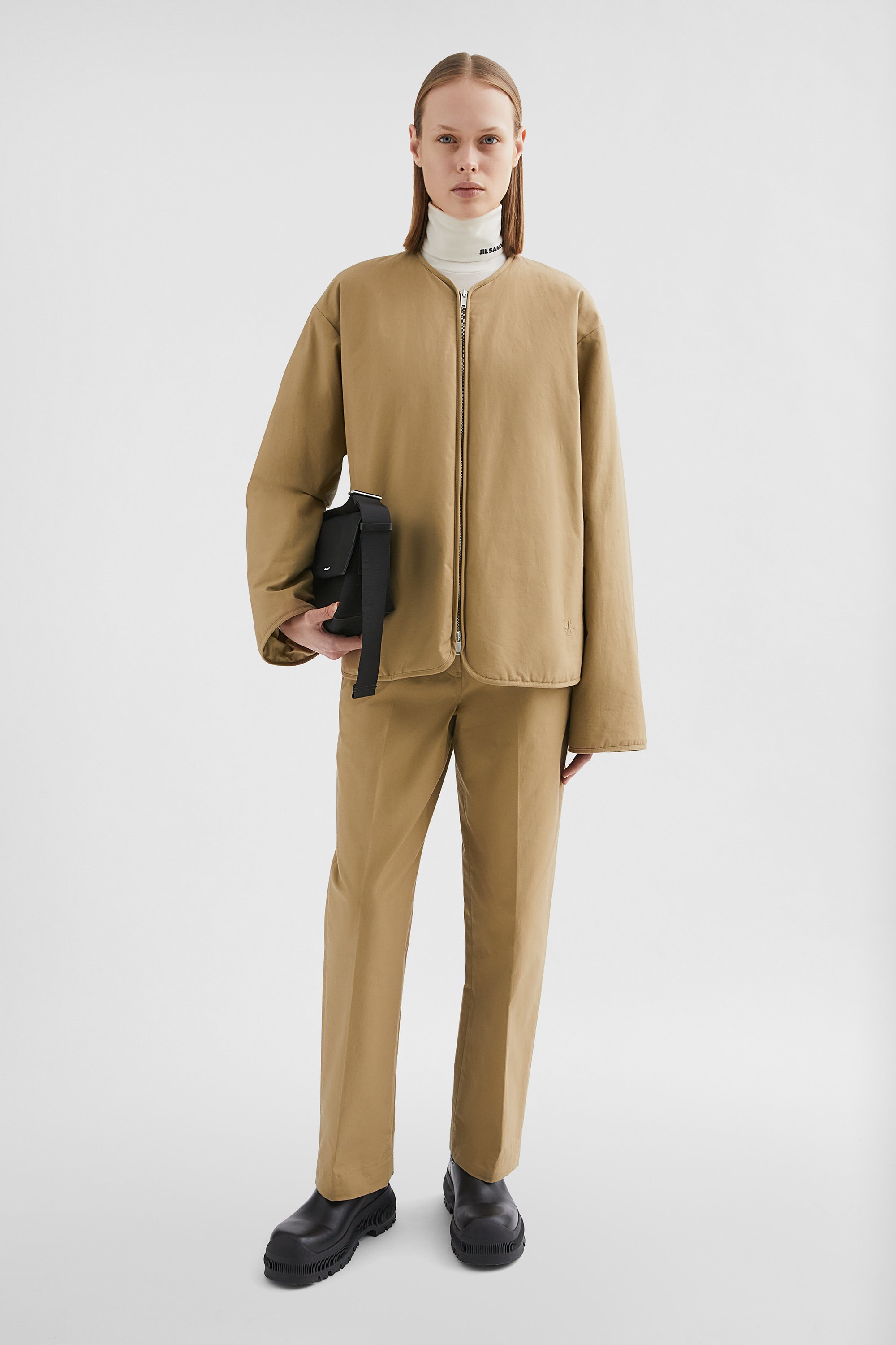 Schmal zulaufende Hose aus Baumwolle - Hosen - Image 1