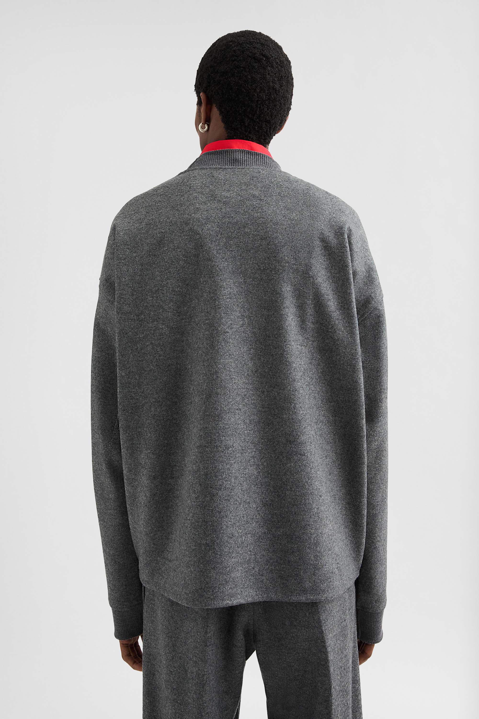 20AW】JIL SANDER｜MELTON WOOL CREW SWEAT 【公式通販】